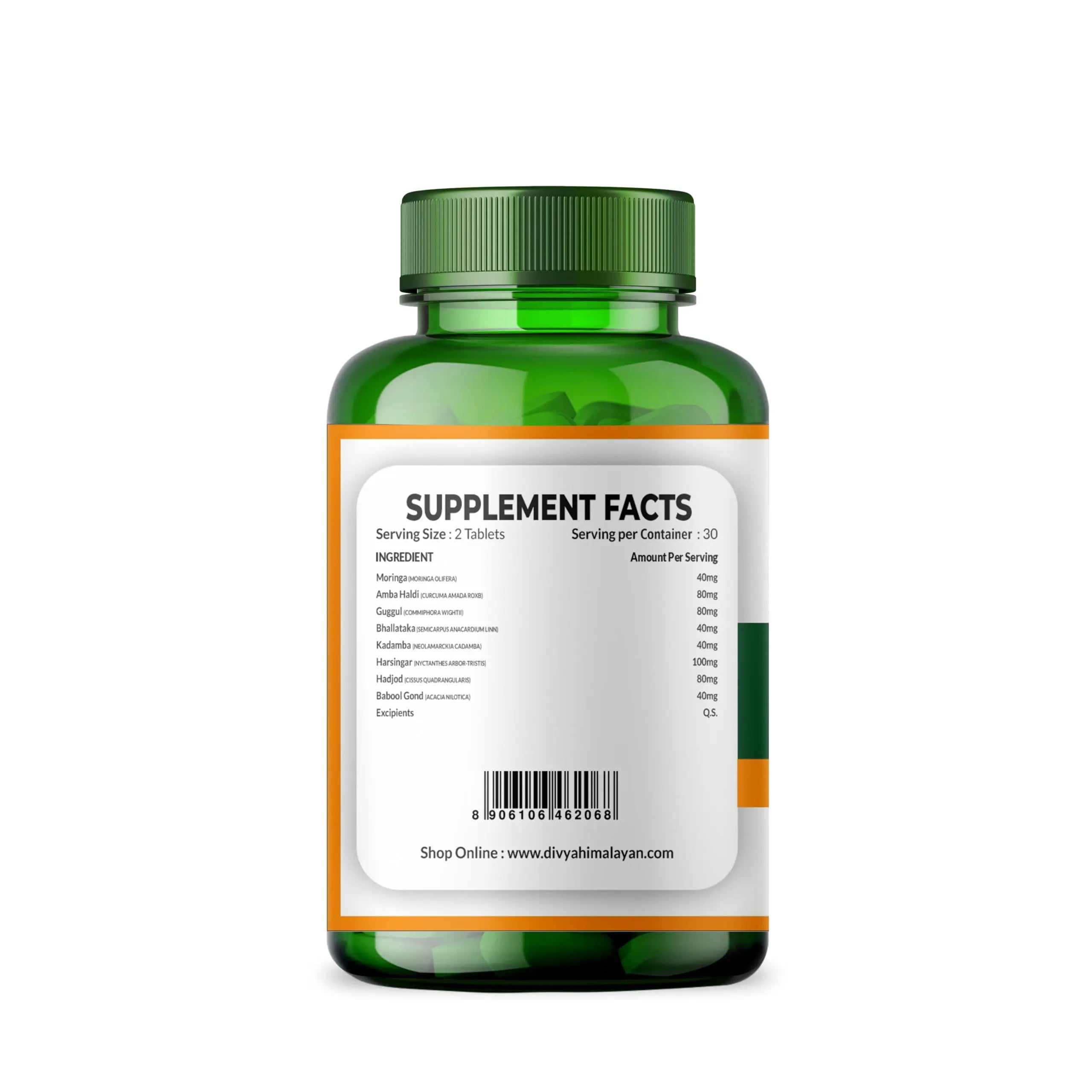Divya Himalayan Plant-Based Joint Care Supplement, 60 Tablets, Improves Joint Flexibility, Strengthen Muscles | Supports Mobility for Men Women Old Age - 60 Joint Support Tablet Divya Himalayan uk supplements