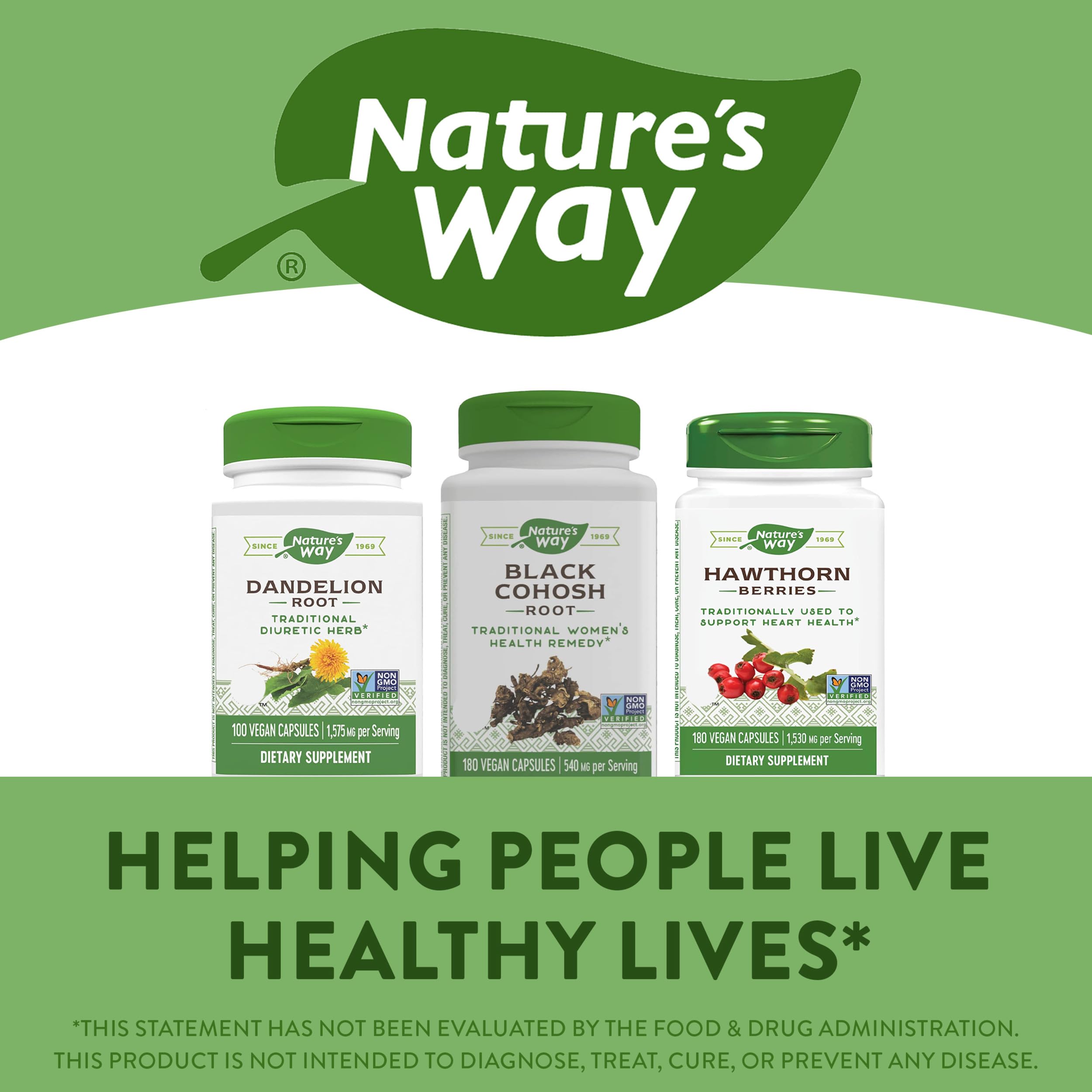 Nature's Way Black Cohosh Root, Traditional Support for Women's Health*, 540 mg Nature's Way uk supplements