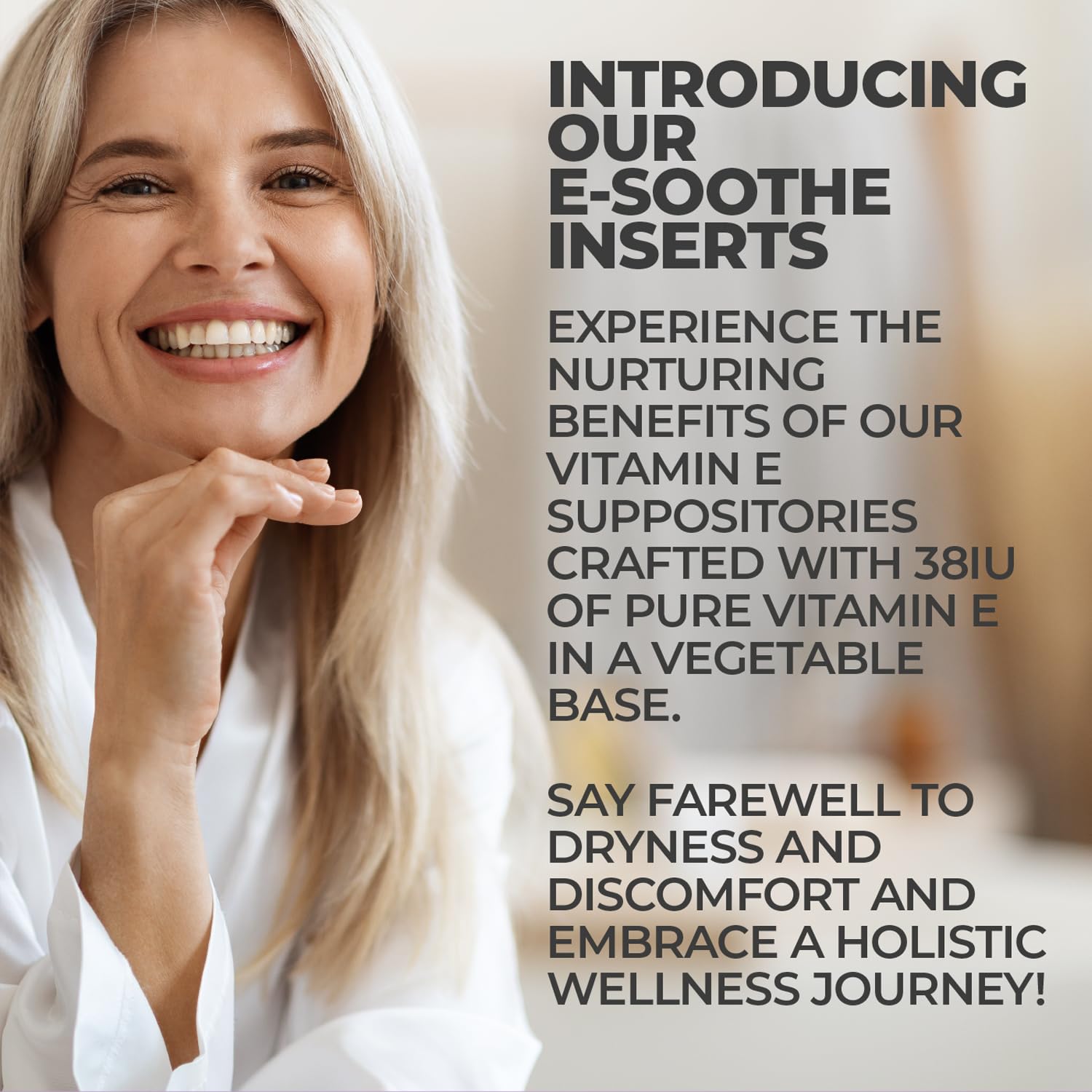 NewLife Naturals Vitamin E Suppositories 38IU - Vaginal Dryness Irritation Menopause Atrophy Relief NewLife Naturals uk supplements