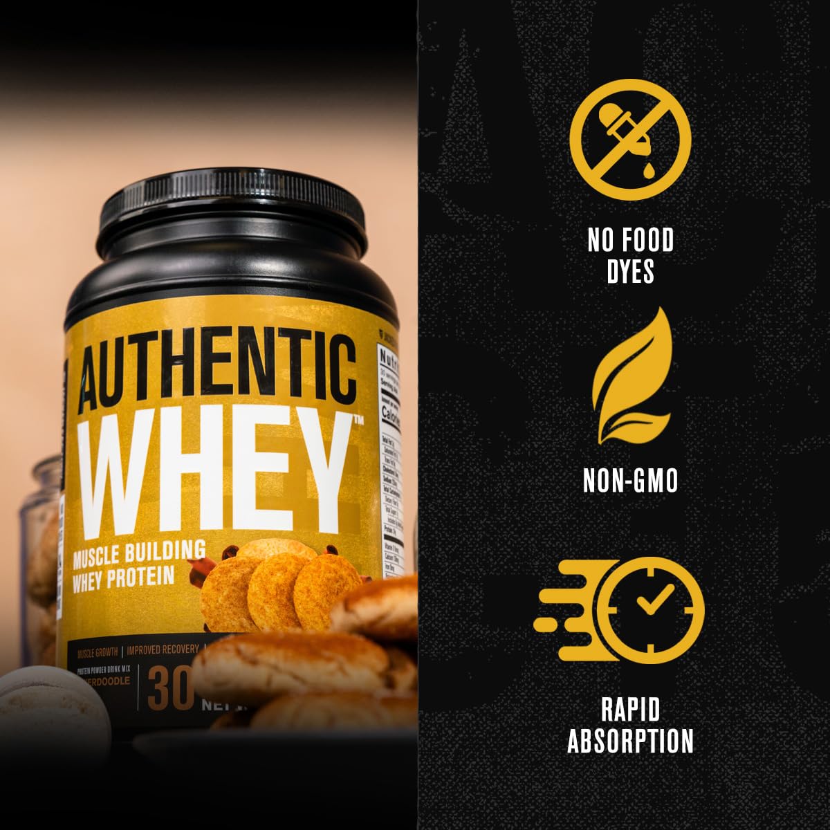 Jacked Factory Authentic Whey Muscle Building Whey Protein Powder - Low Carb Jacked Factory uk supplements