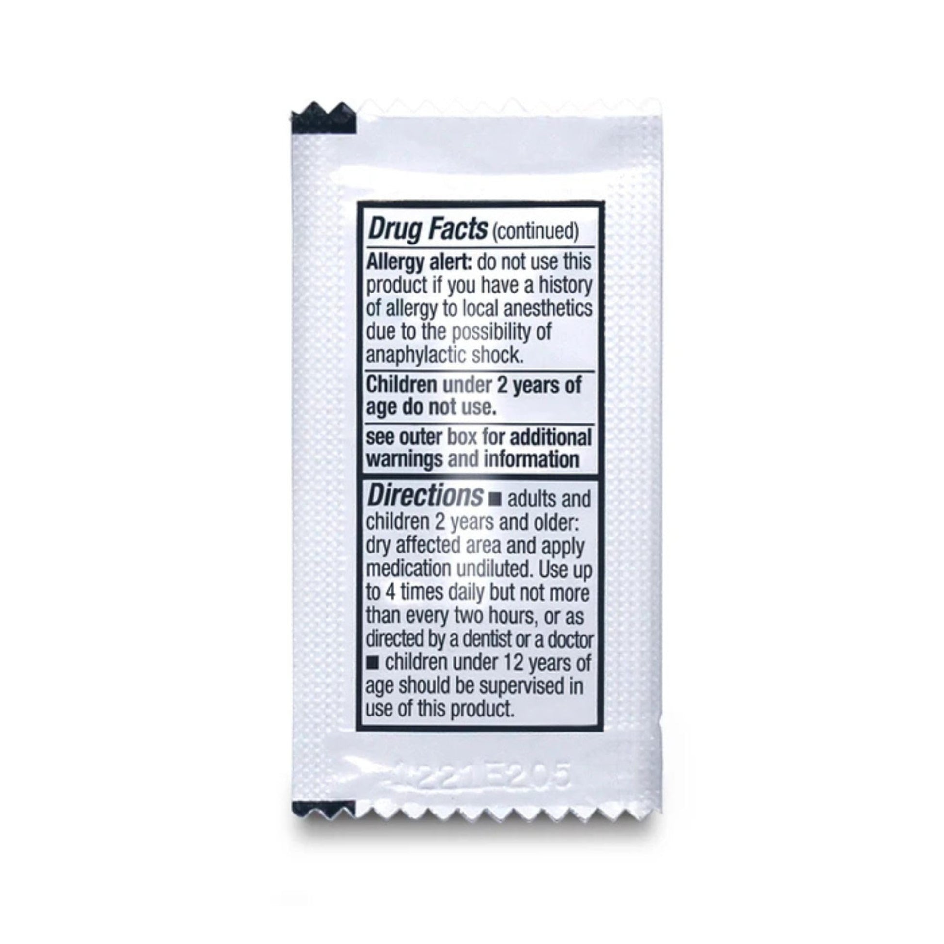 Safetec Oral Pain Relief, .75 g Packets, Box of 144 Safetec uk supplements