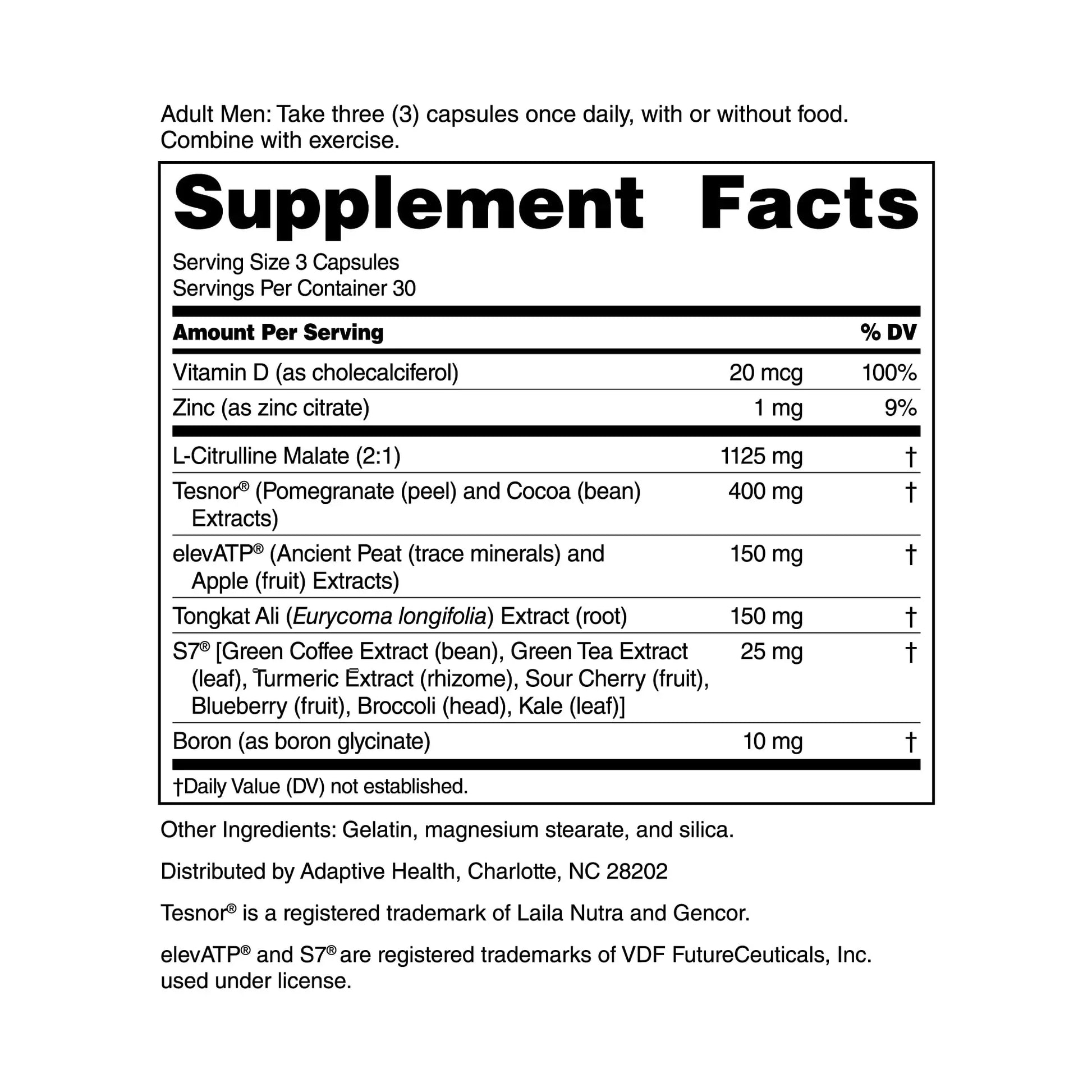 Nugenix Total-T2 - Nitric Oxide Booster for Men, Tesnor, S7, ElevATP, Tongkat, Citrulline, Nitric Oxide and Testosterone Supplement for Men (90 Count) Nugenix uk supplements