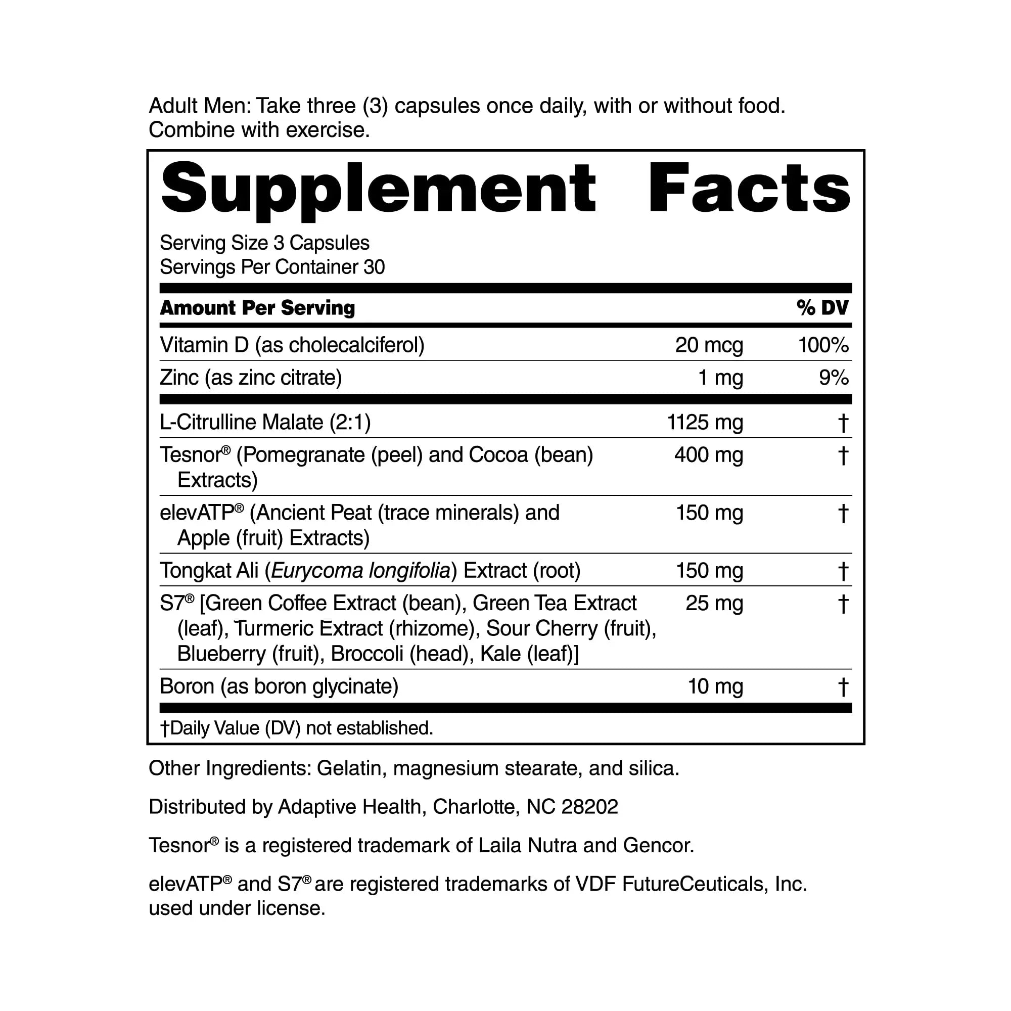 Nugenix Total-T2 - Nitric Oxide Booster for Men, Tesnor, S7, ElevATP, Tongkat, Citrulline, Nitric Oxide and Testosterone Supplement for Men (90 Count) Nugenix uk supplements
