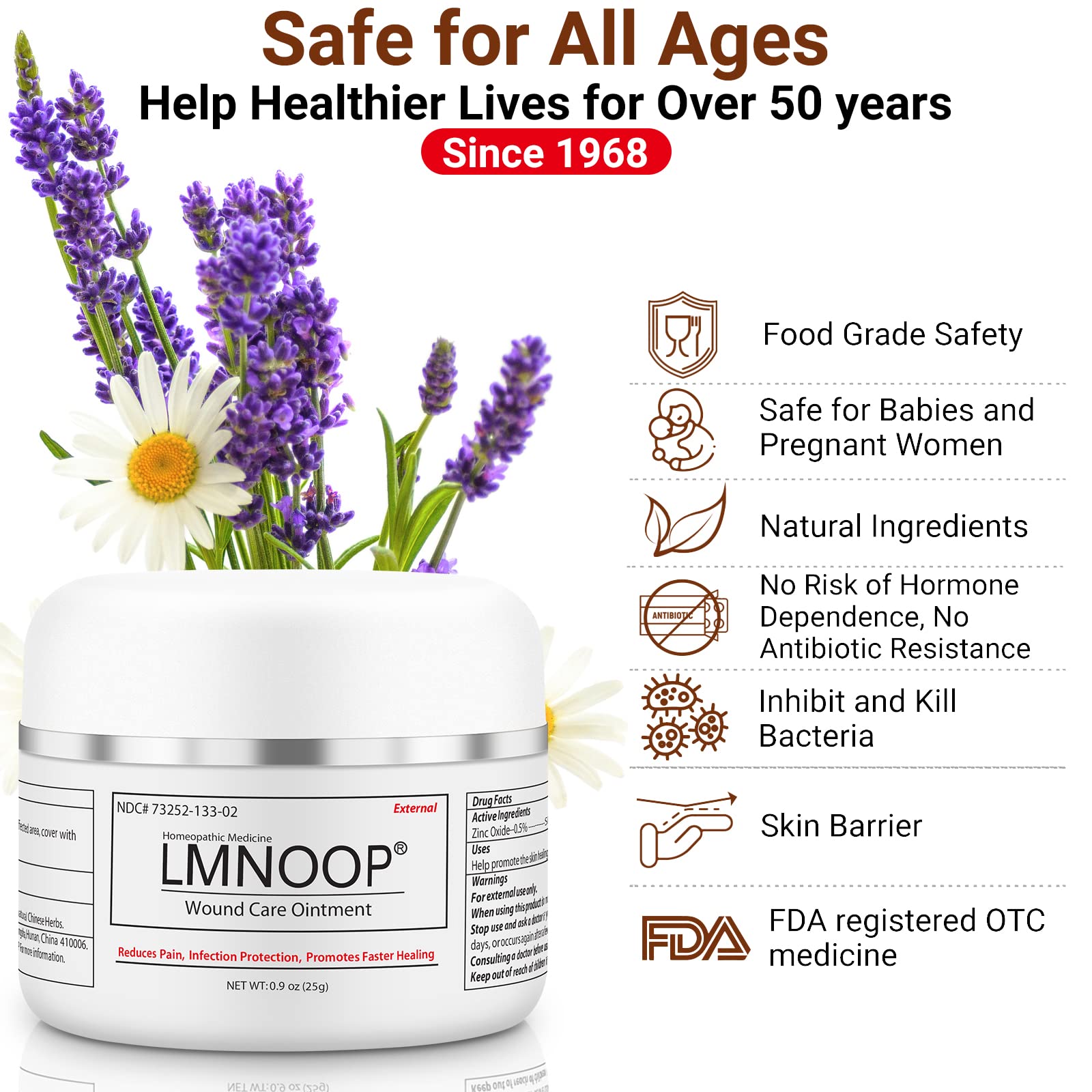 LMNOOP® Bed Sore Cream, Maximum Strength Wound Care Ointment for Infection Protection & Skin Repair LMNOOP uk supplements