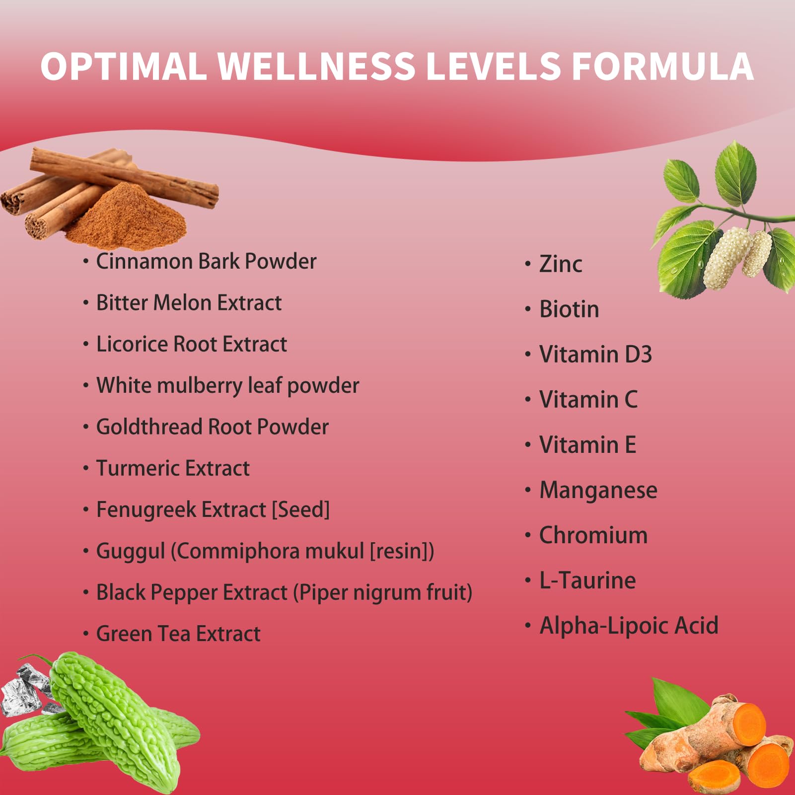Blood Sugar Complex Supplement – Natural with 20 Active Herbs and Vitamins, Including Cinnamon, Bitter Melon, Black Pepper, Licorice, Vegan, Non-GMO, Gluten-Free, 60 Capsules HOWEEJET uk supplements
