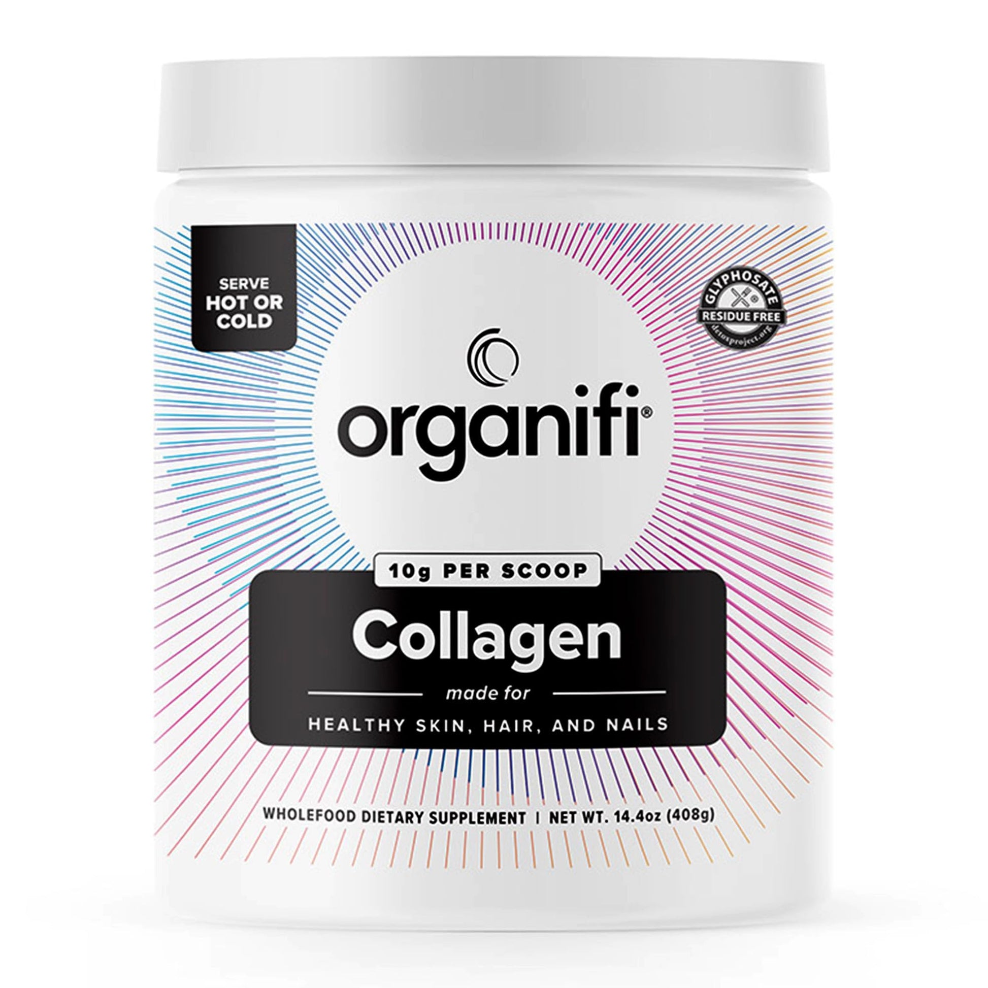 Organifi Unflavored Collagen Powder - Supports Stronger Skin, Nail, and Hair, 40 Servings Organifi uk supplements