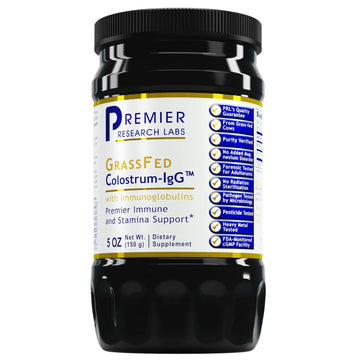 Premier Research Labs Colostrum-IgG Powder - Colostrum Supplement, Bovine Colostrum for Humans, Cow Colostrum for Immune Health, Superfood with Lactoferrin, Amino Acids, Nucleotides - 5 oz (150 g) Premier Research Labs uk supplements