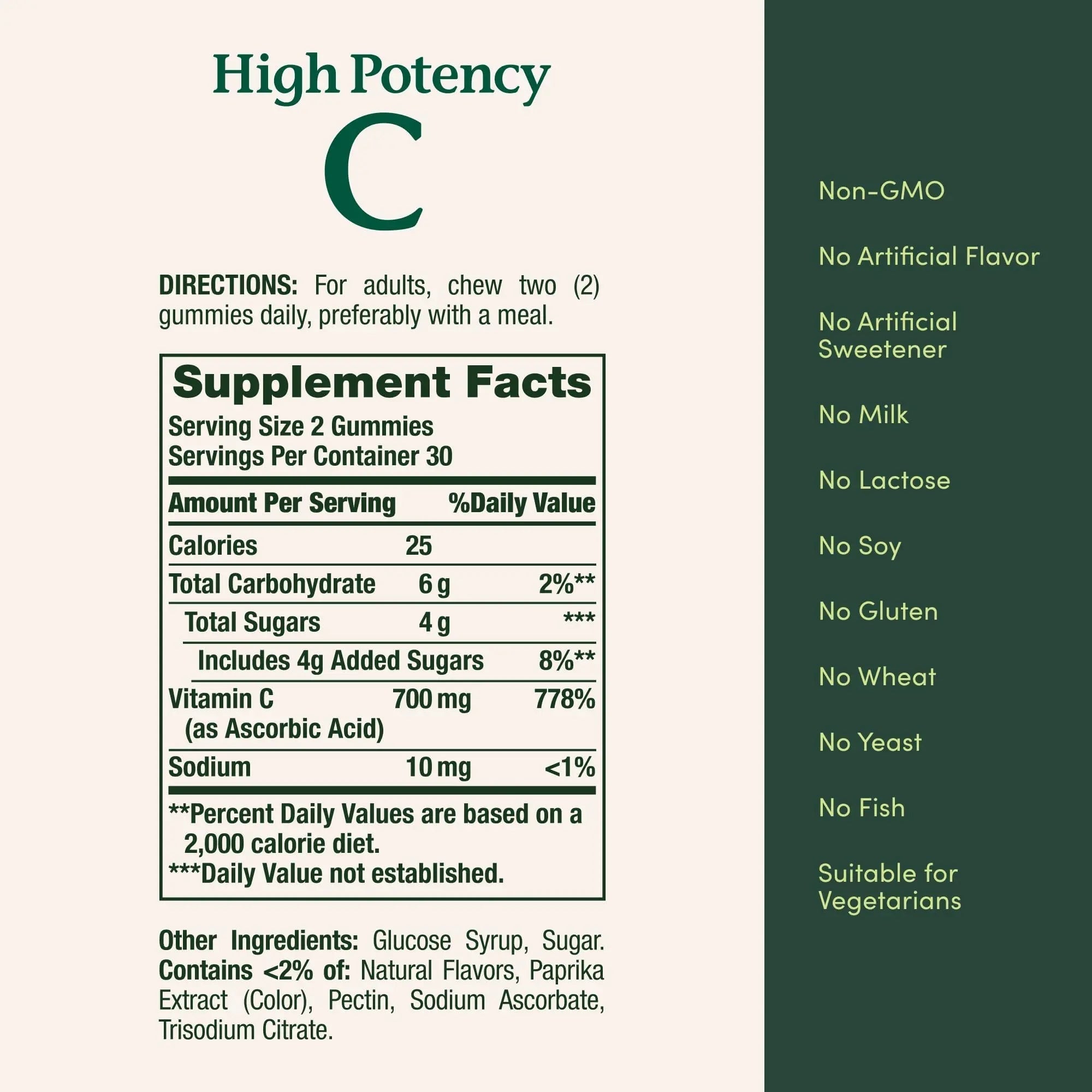 Nature’s Bounty Vitamin C Gummies 700mg, High Potency Vitamin C Chewable Gummies for Adults, Immune Support Supplement Nature's Bounty uk supplements