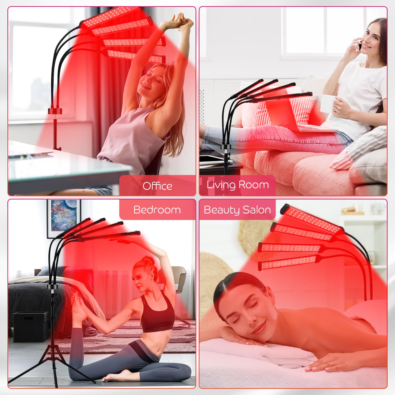 Red Light Therapy for Body, 180LEDs Red Light Therapy Lamp with Tripod, 3-in-1 Chip Designed 660nm ＆850nm Devowellte uk supplements