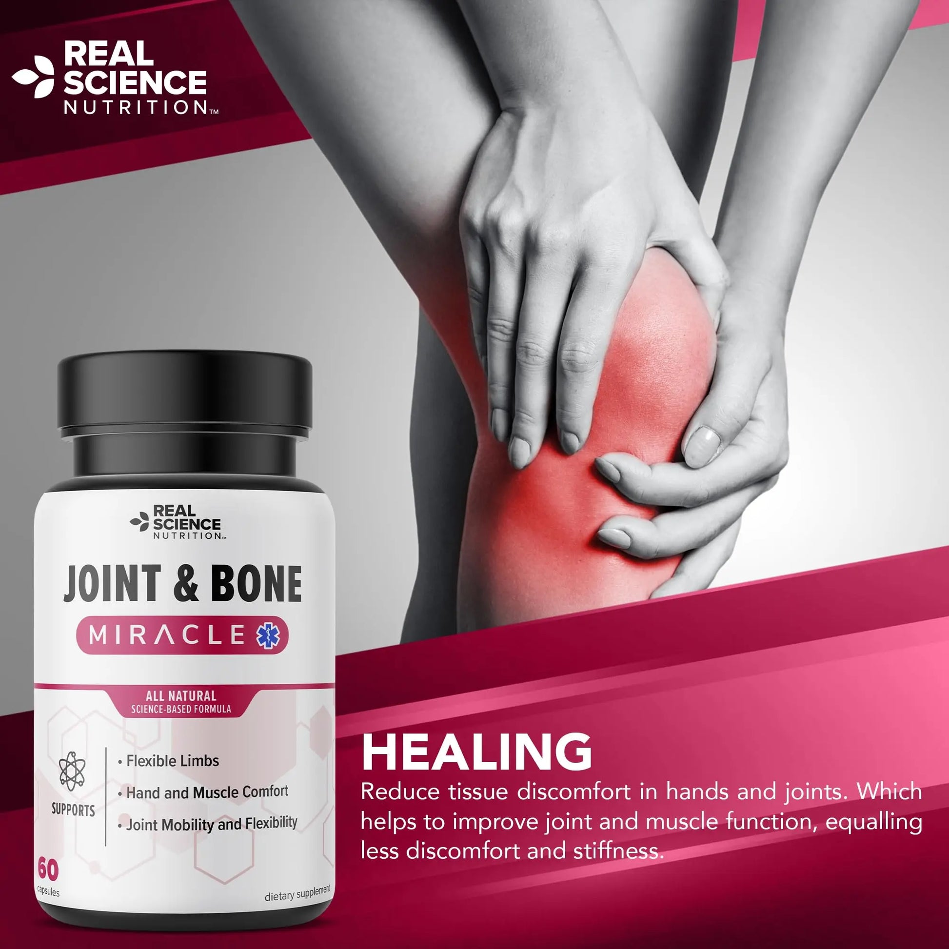 Real Science Nutrition Offers Joint & Bone Miracle for Enhanced Joint Mobility and Alleviating Muscle Discomfort Real Science Nutrition uk supplements