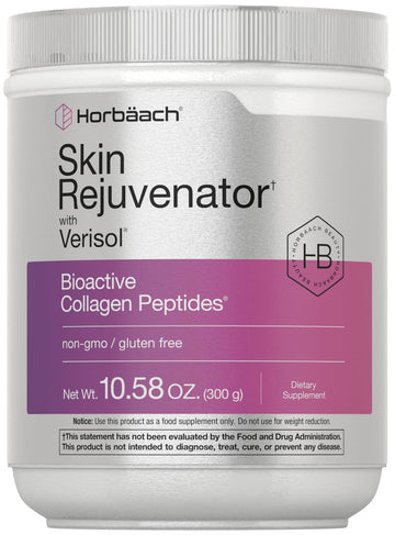 Horbäach Skin Rejuvenator with Verisol 10.58 oz | Bioactive Collagen Peptide Powder | Types I and III | Non GMO, Gluten Free Supplement Horbäach uk supplements