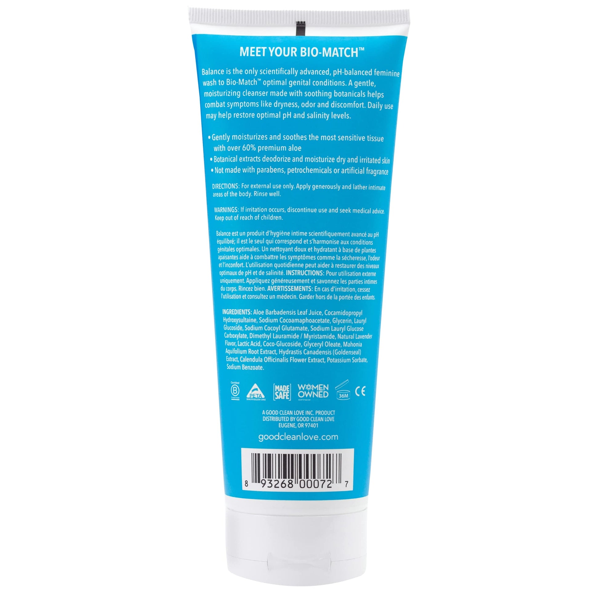 Good Clean Love Balance Moisturizing Wash, pH-Balanced Vaginal Soap for Women Good Clean Love uk supplements