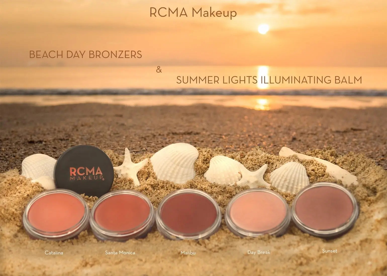 RCMA Beach Day Bronzers | Cream to Powder | Sunny Appearance | Ultra Smooth Texture | Santa Monica .42oz RCMA uk supplements