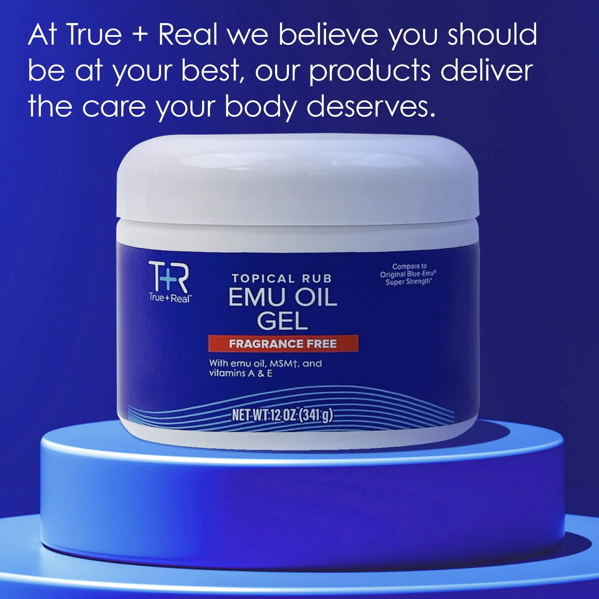 True+Real Emu Oil Gel, 12 oz True+Real uk supplements