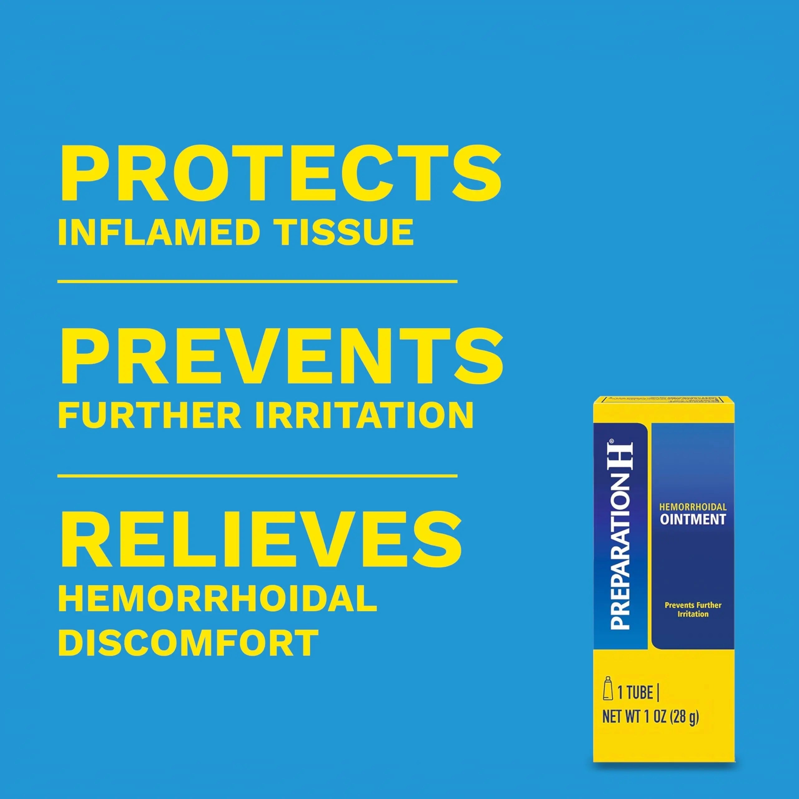 Preparation H Hemorrhoid Ointment, Itching, Burning and Discomfort Relief - 1 Oz Tube Preparation H uk supplements