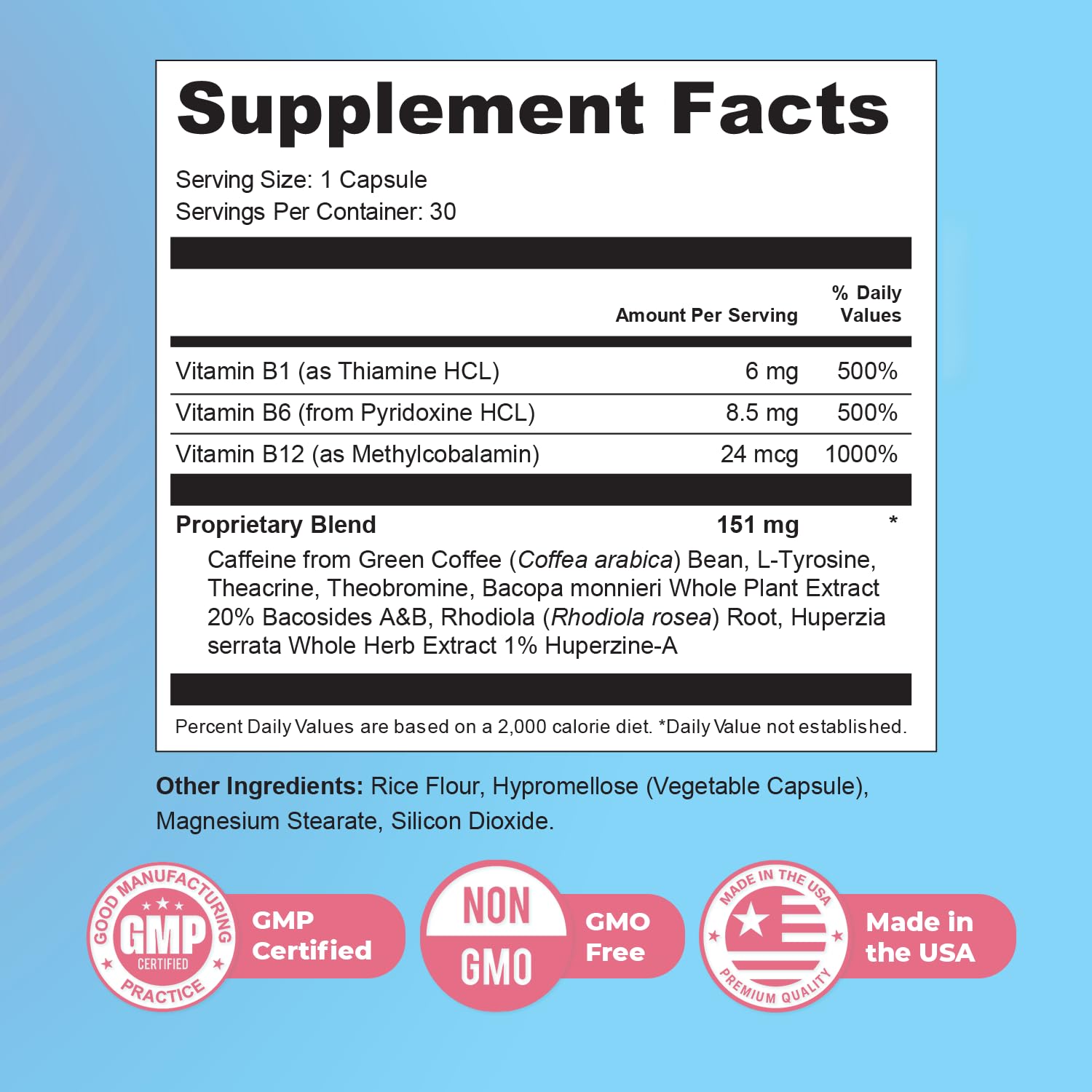 Nature’s NutriWave Memyts – Natural Daily Supplement with B Vitamins and Herbal Extracts | Non-GMO | Made in USA | 100% Natural, 30 Capsules, 2-Month Supply Nature’s NutriWave uk supplements