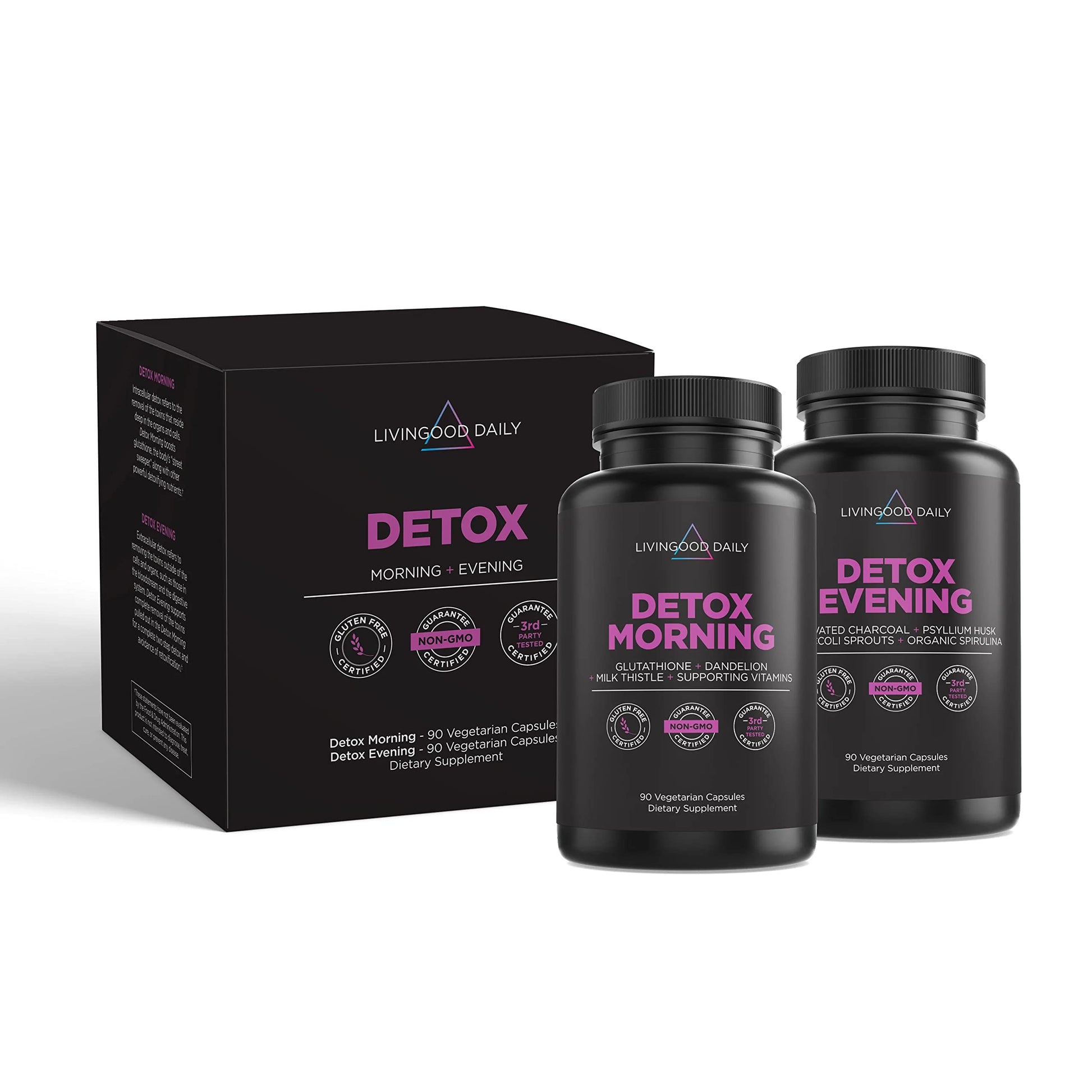Livingood Daily Detox Pills - Full Body Detox Cleanse for Women & Men with Milk Thistle Livingood Daily uk supplements