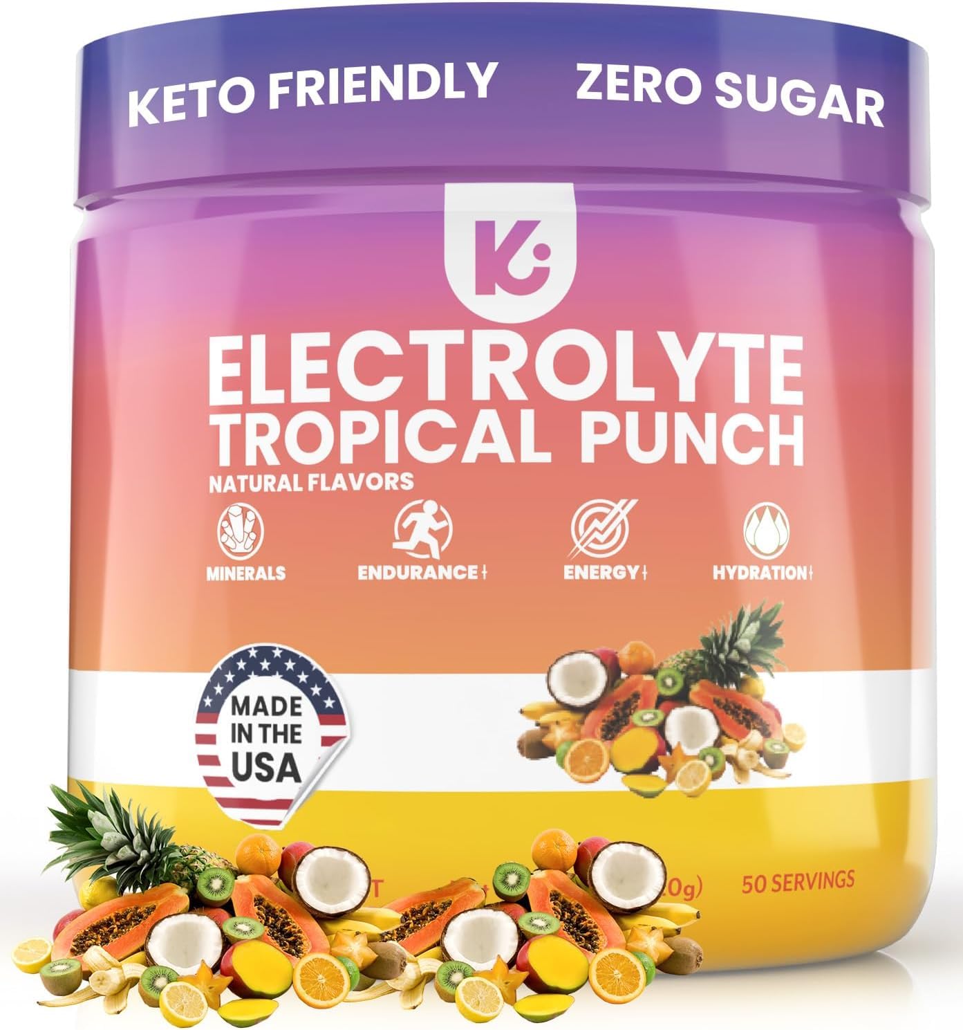 Keppi Keto Electrolytes Powder No Sugar | Zero Carbs | Made in USA | Advanced Hydration Keppi uk supplements