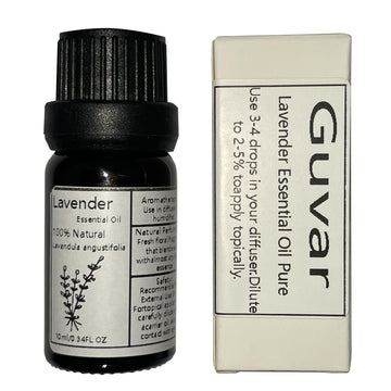 Guvar Lavender Essential Oil Pure for Diffuser for Aromatherapy and Home 100% Pure Natural Extraction Guvar uk supplements