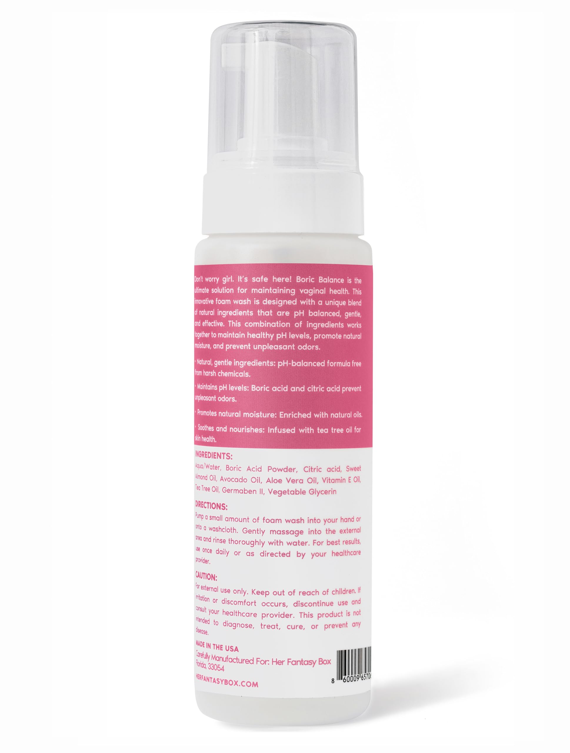 Her Fantasy Box | Boric Balance Sensitive Feminine Wash Her Fantasy Box uk supplements