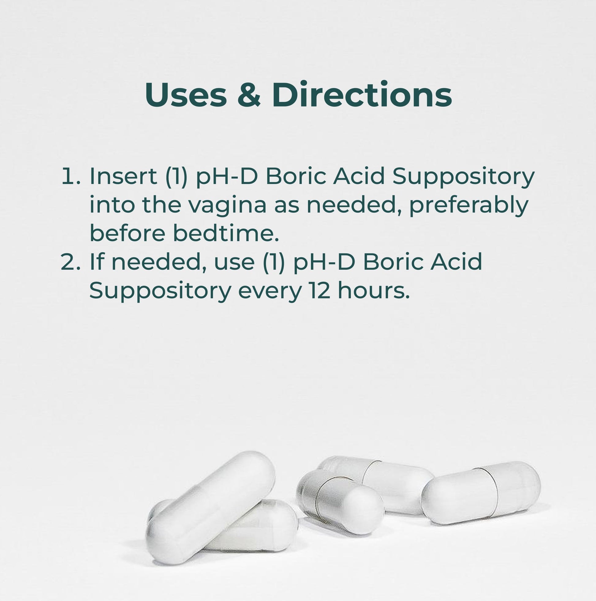 pH-D Feminine Health Support - 600 mg Boric Acid Suppositories - Woman Owned - for Vaginal Odor Use - 36 Count pH-D Feminine Health Support uk supplements