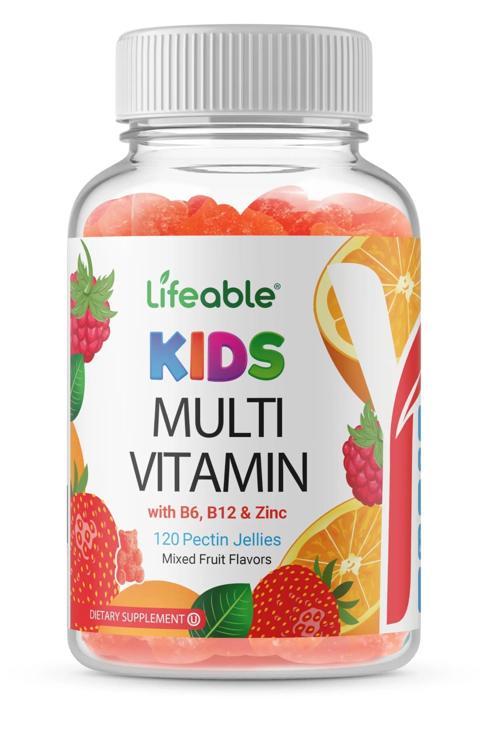 Doctors Finest Multivitamin Gummies for Kids - Vegetarian, GMO-Free & Gluten Free - Great Tasting Fruit Flavors Pectin Chews - 120 Jellies Doctors Orders uk supplements