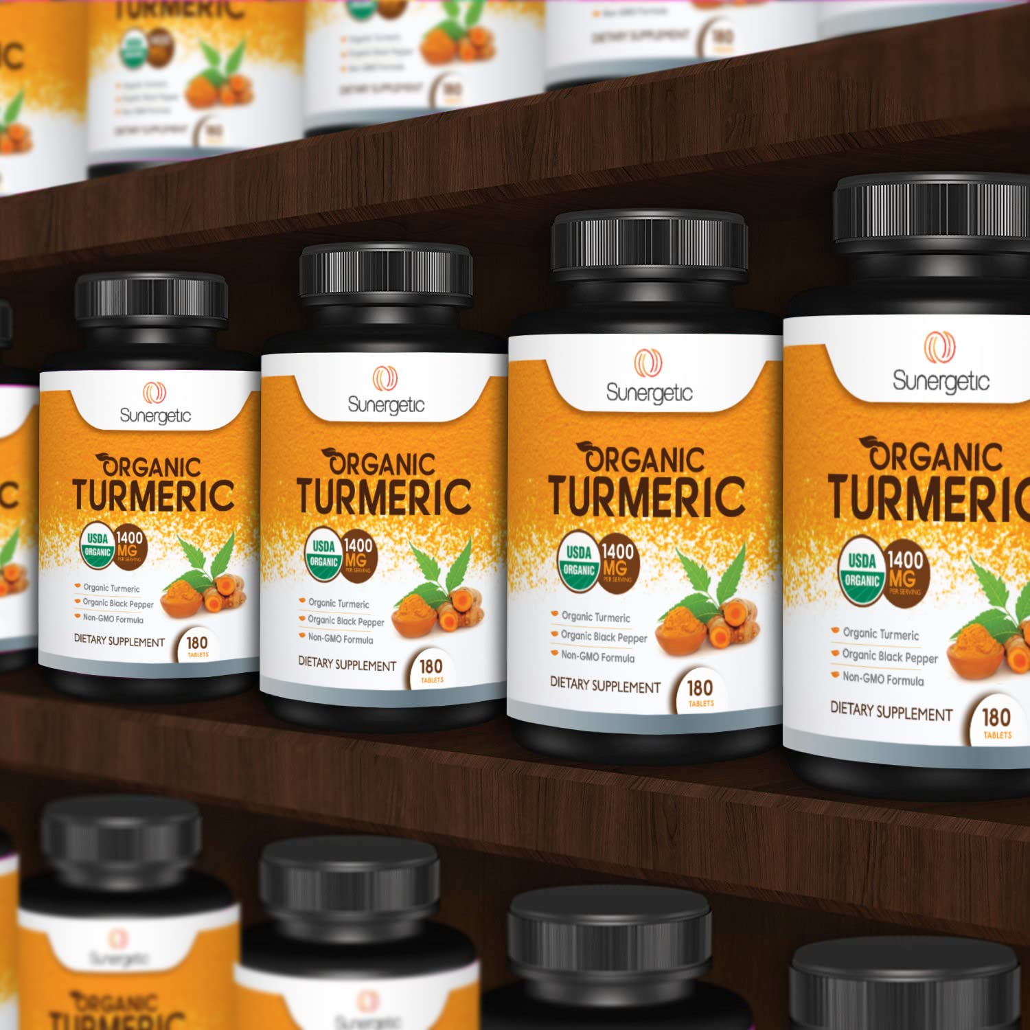 Sunergetic USDA Certified Organic Turmeric Supplement – Includes Organic Turmeric Sunergetic uk supplements