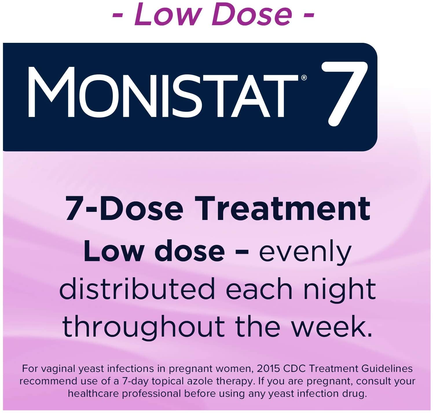 MONISTAT 7-Dose Infection Treatment, 7 Disposable Applicators & 1 Cream Tube (Pack of 1) Monistat uk supplements