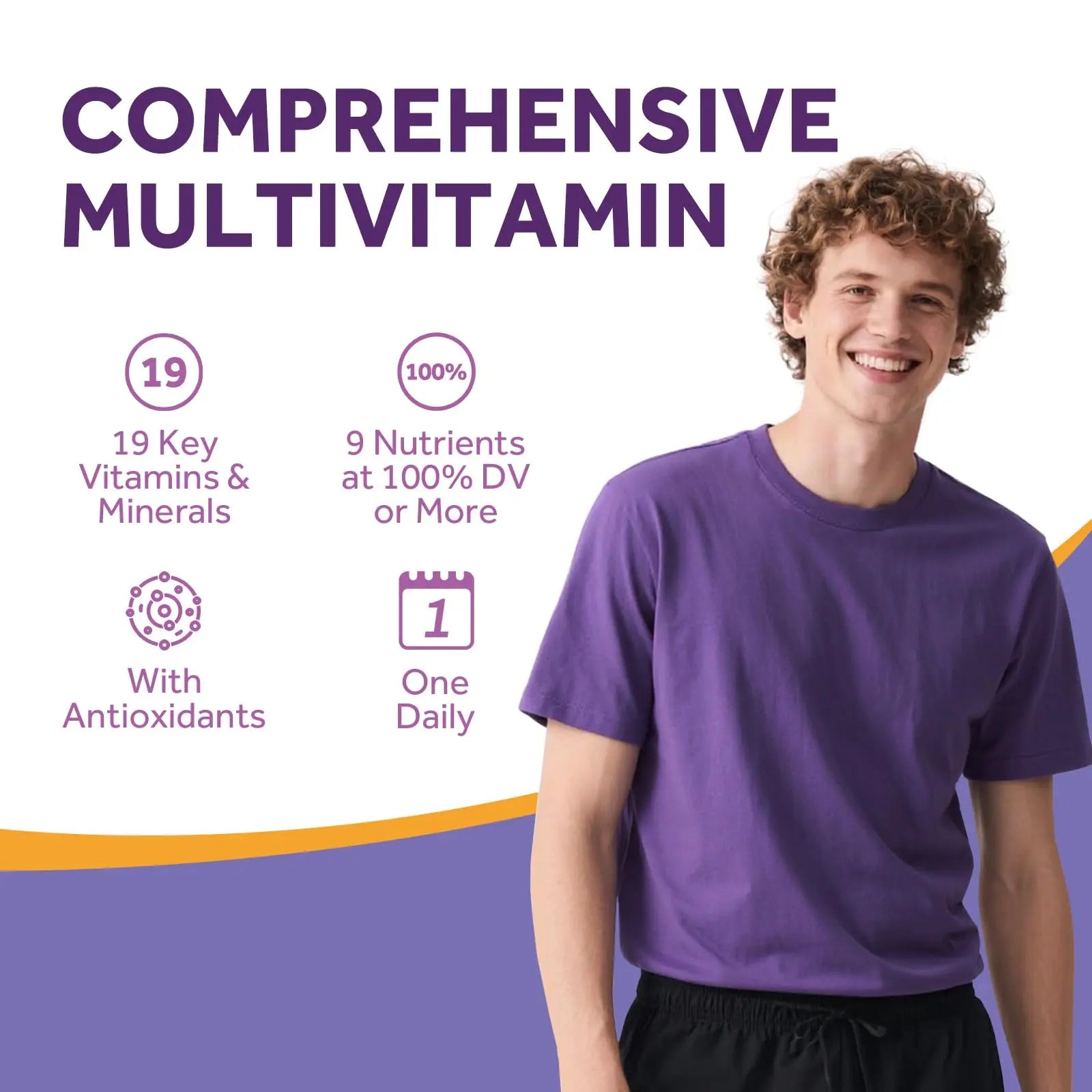 Doctor's Recipes Multivitamin for Women & Men, Immune, Energy & Brain Health Support, Vitamin A, C, D3, E, B6, B12, Folic Acid Doctor's Recipes uk supplements