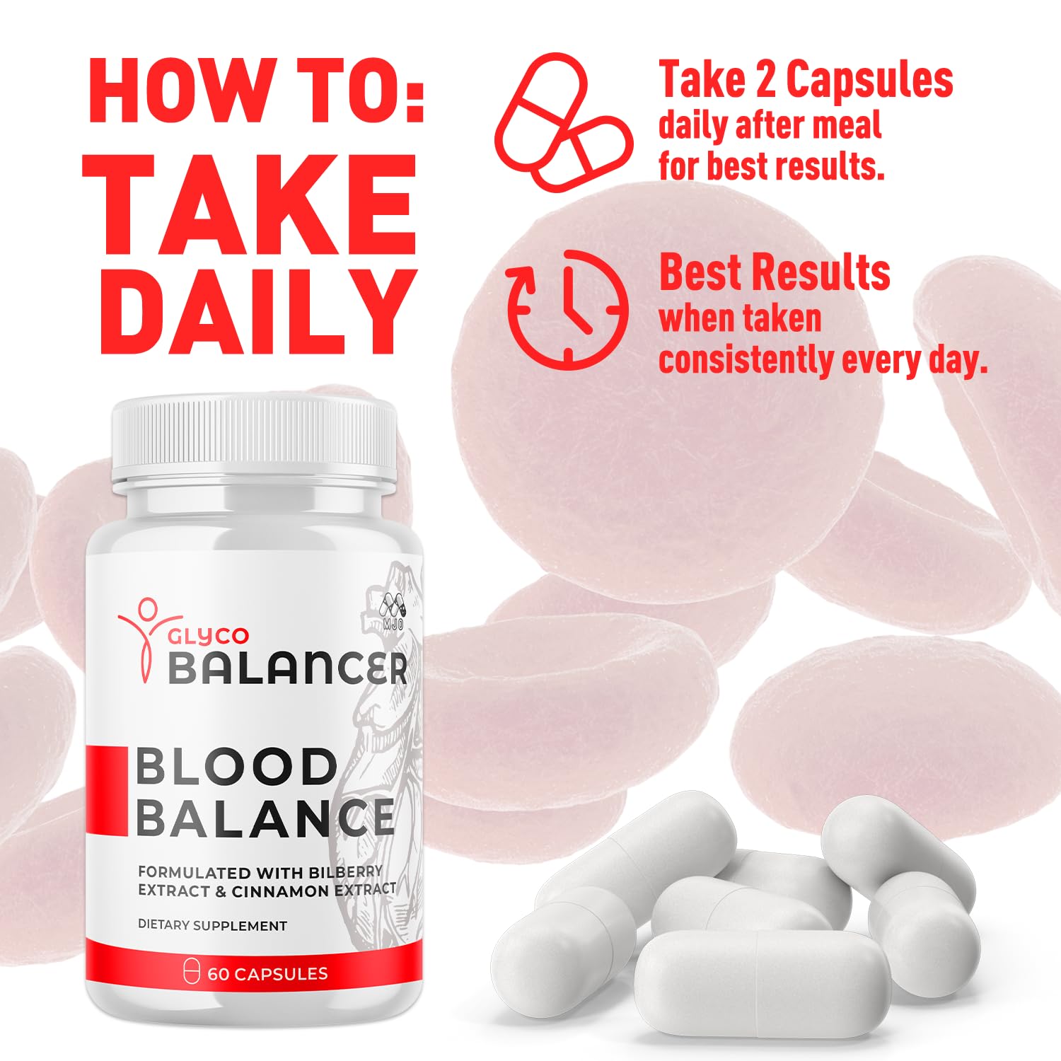 (2 Pack) Glyco Balancer Capsules, Official GlycoBalancer Health Support Pills with All Natural Ingredients, Glyco Balancer Advanced Health Support with Premium Vitamins for Women & Men (120 Capsules) MJO uk supplements