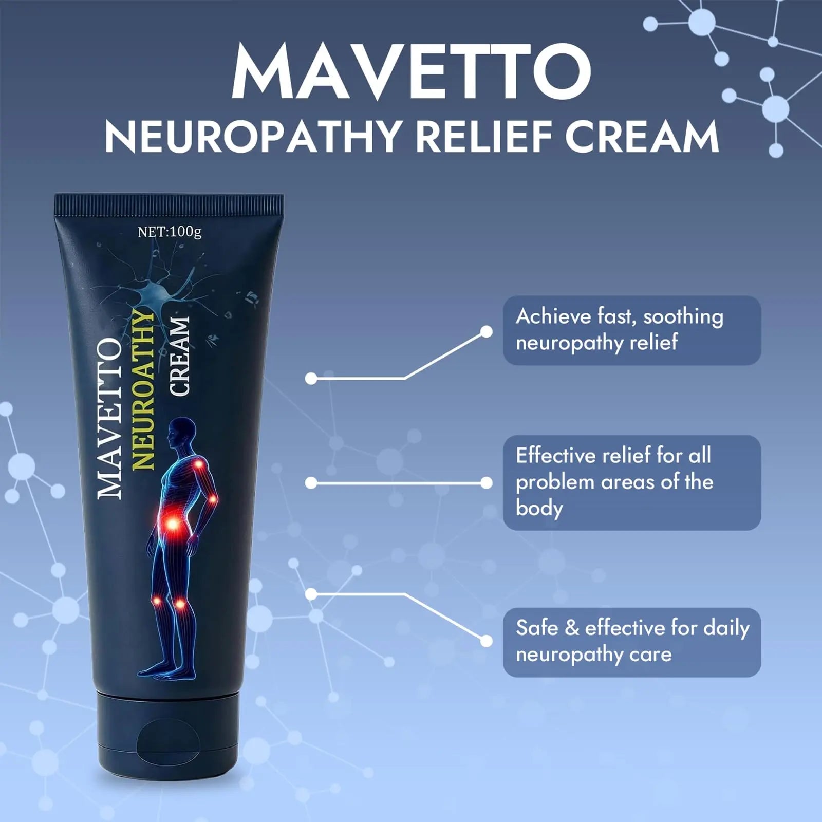 ReviveNerve Capsacare Neuropathy Relief Cream, Fast-Absorbing Soothing Cream with Capsaicin, Arnica, Menthol, MSM & Glucosamine for Feet, Hands, Legs, Muscles, Joints and Back (2pcs) ReviveNerve uk supplements