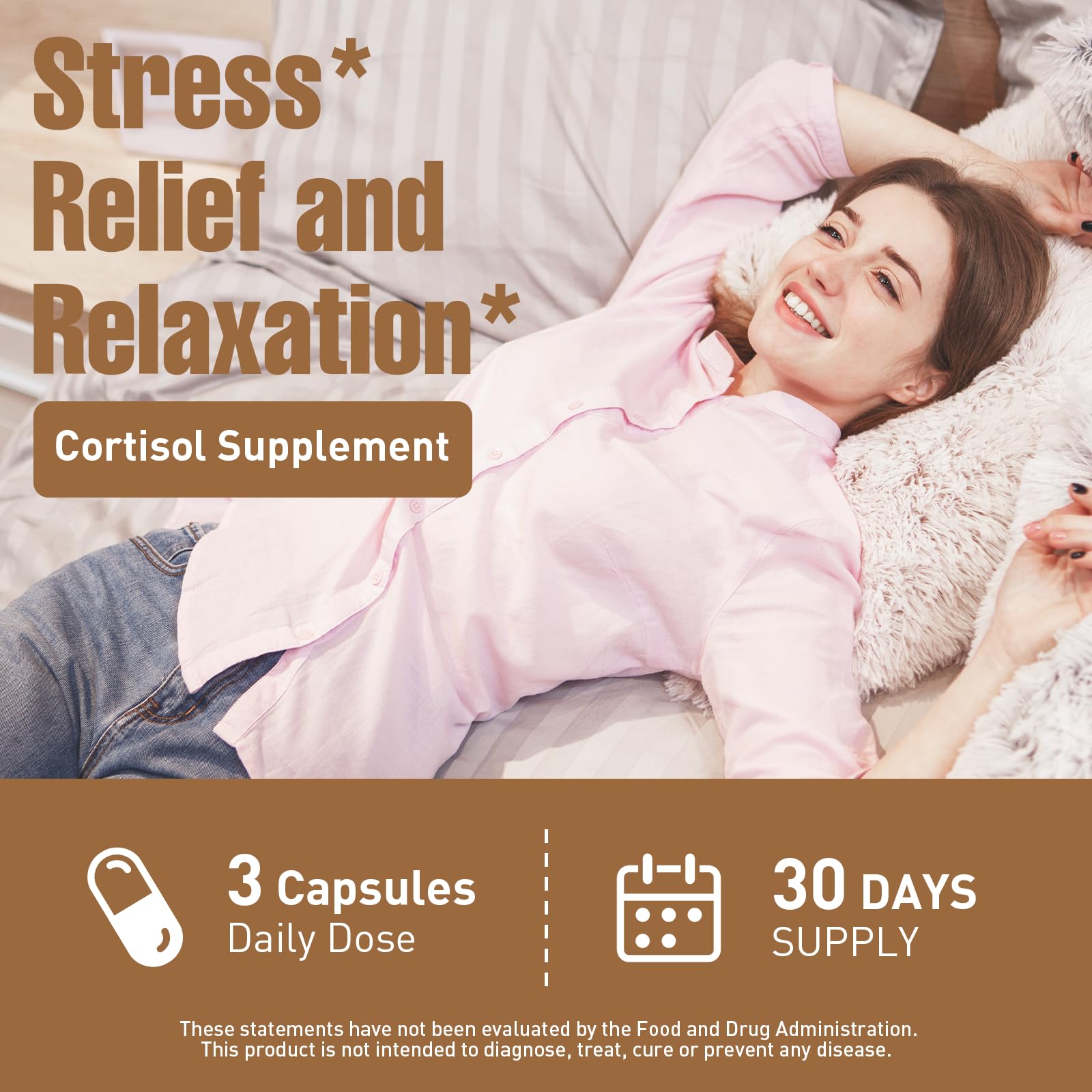 Ashwagandha & Lions Mane Supplements Capsules, Brain Supplements for Memory and Focus, Ashwagandha with Rhodiola Rosea for Cognitive, Immune Support, Cortisol Supplements for Women, 90 Capsules Zylvrax uk supplements