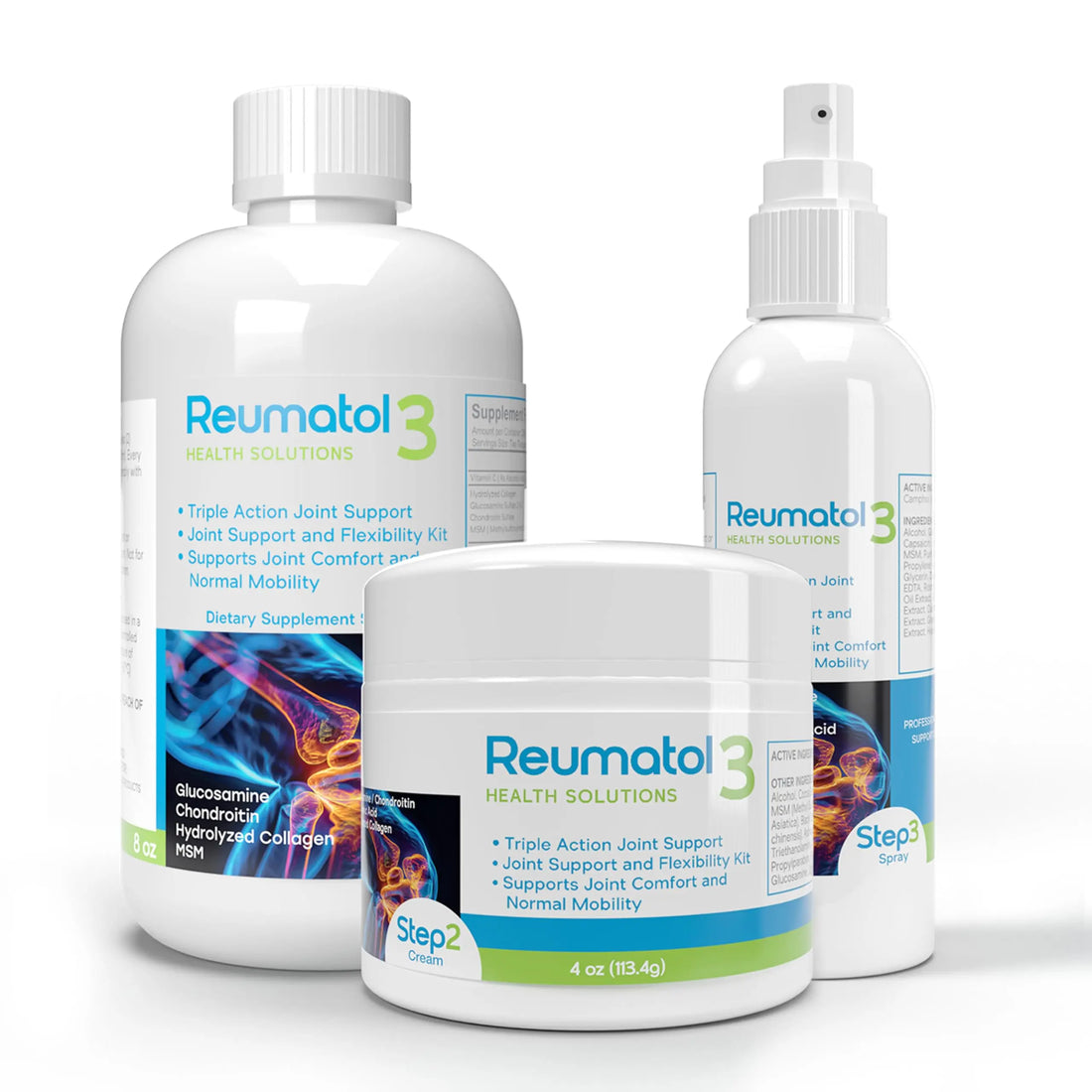 Reumatol 3 Kit – Natural Joint Support Formula for Comfort and Mobility | Helps Ease Stiffness & Promotes Flexible Joints | Herbal Blend for Daily Wellness Reumatol Health Solutions uk supplements