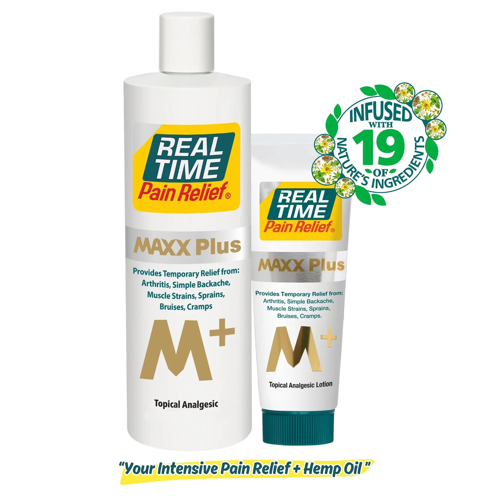 Real Time Pain Relief MAXX Plus - 7oz Tube | Intensive Formula with 19 Natural Ingredients Including Hemp Oil | Fast-Acting Relief for Muscle Pain, Arthritis, Backaches, and More Real Time Pain Relief uk supplements