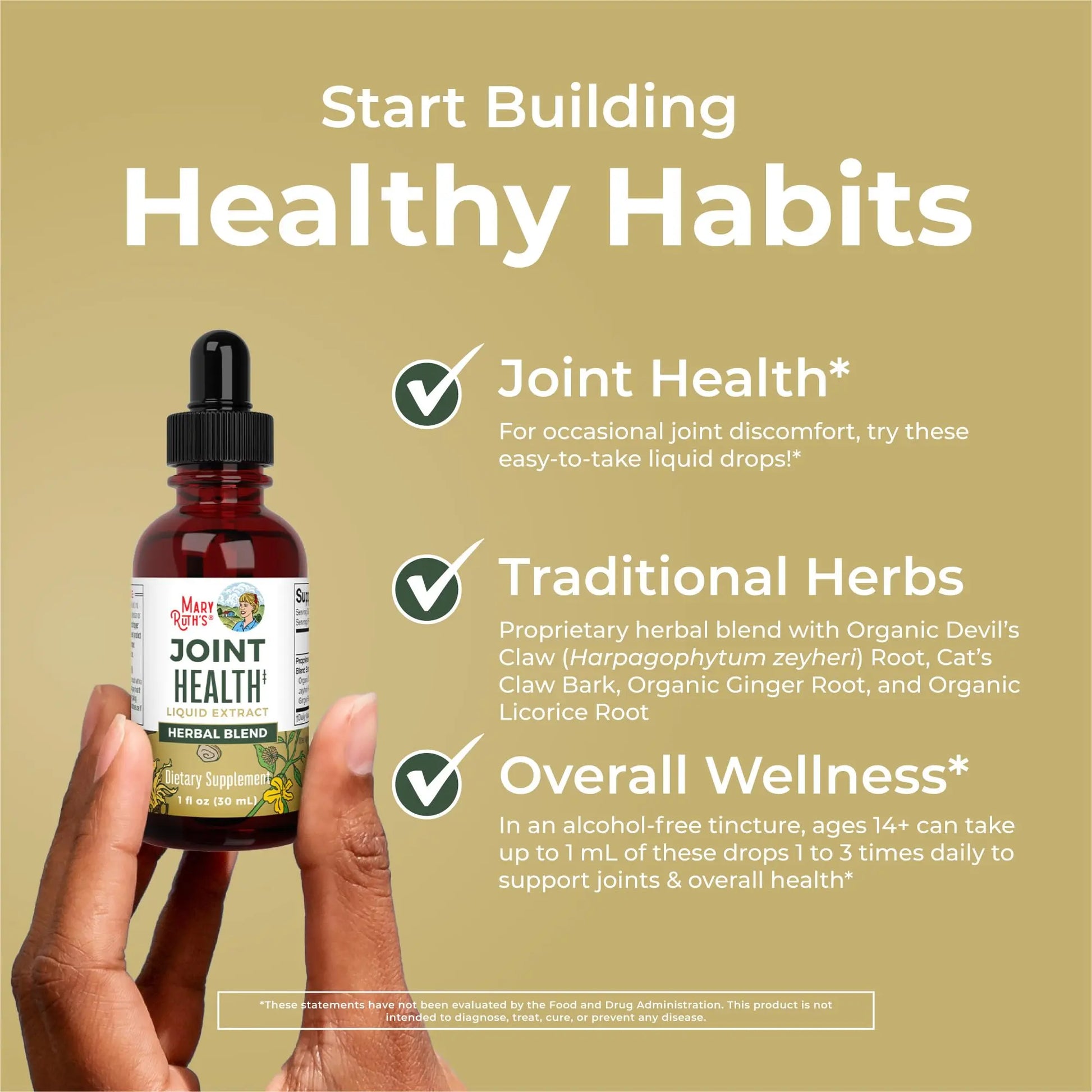 MaryRuth Organics Joint Health Liquid Drops & Vitamin K2+D3 Gummies (Peach Mango and Apricot) | Label Project Verified | Vitamins for Calcium, Joints, and Bone Support | Vegan, Non-GMO, Gluten Free MARYRUTH'S uk supplements