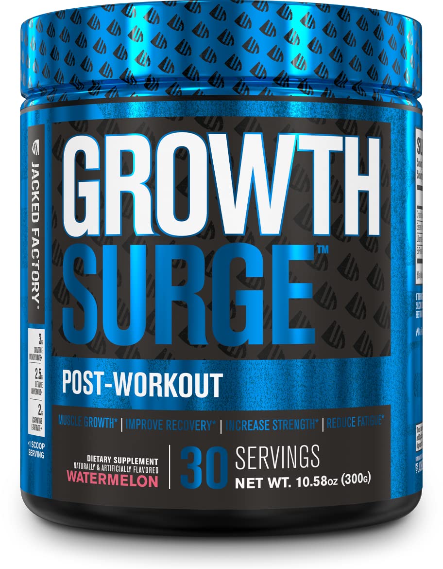 Jacked Factory Growth Surge Creatine Post Workout w/L-Carnitine - Daily Muscle Builder Jacked Factory uk supplements