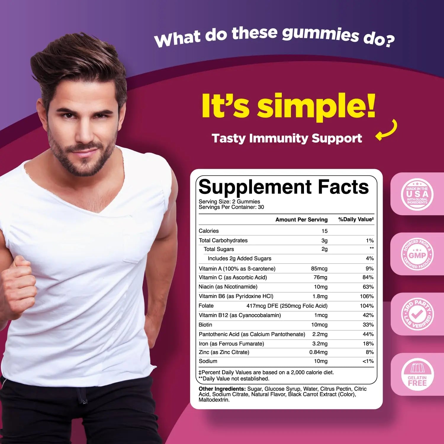 Natural Multivitamin Iron Gummies for Adults - Adult Gummy Vitamins with Iron and Energy Boost B Complex Vitamins Phytoral uk supplements