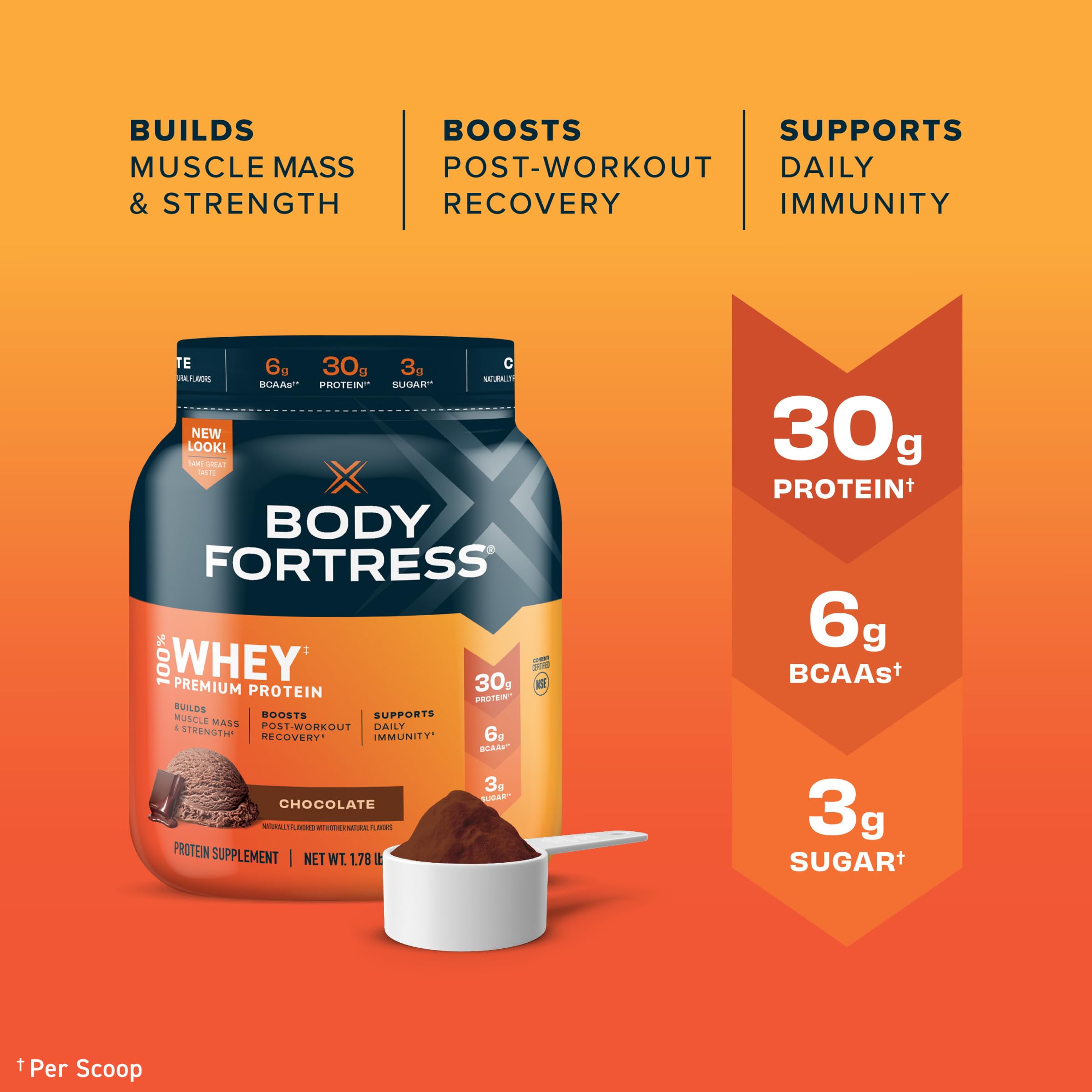 Body Fortress Super Advanced Isolate Protein, Chocolate Protein Powder Supplement Body Fortress uk supplements