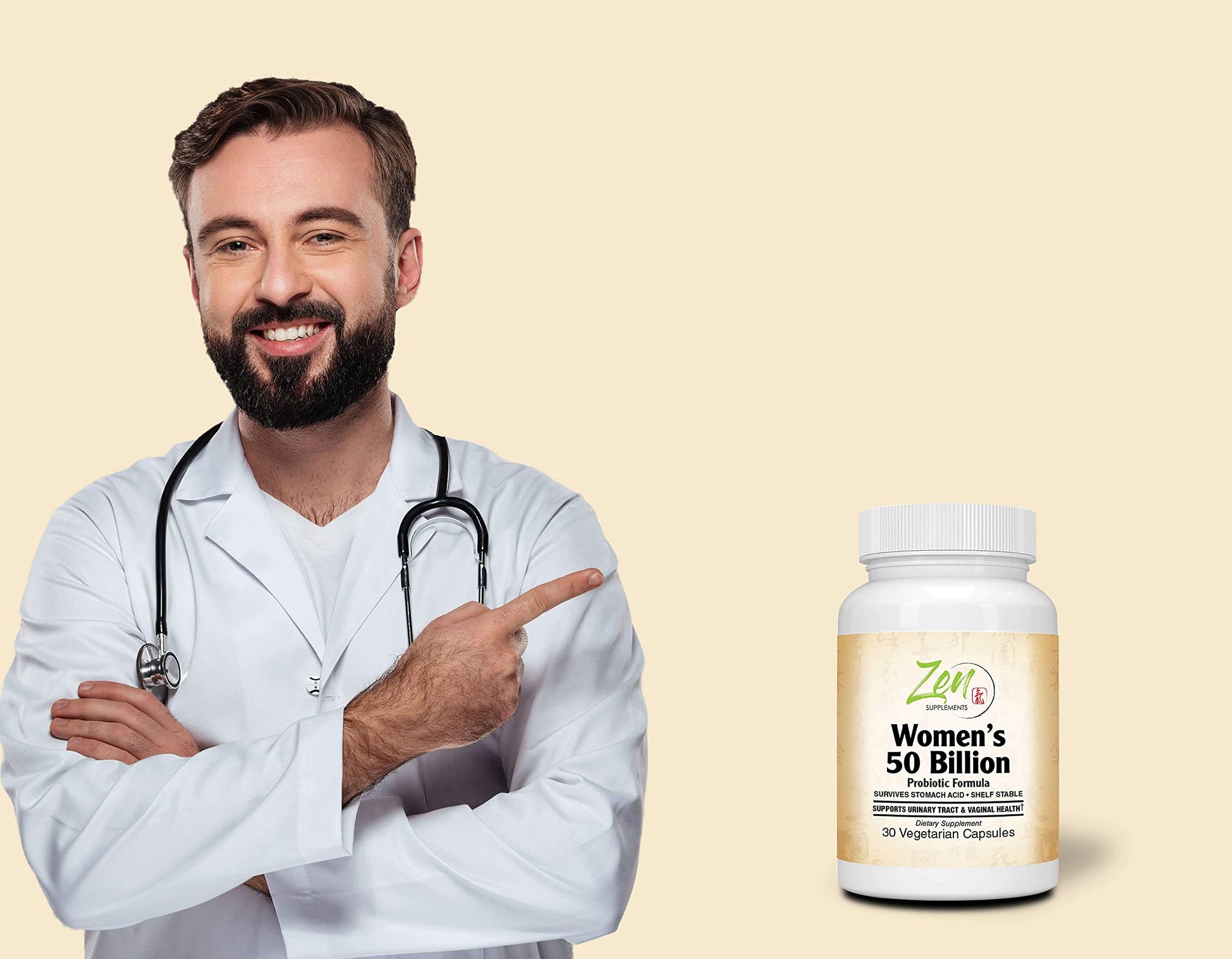 Zen Supplements - Womens 50 Billion Probiotic Formula - Supports Urinary and Vaginal Health Zen Supplements uk supplements