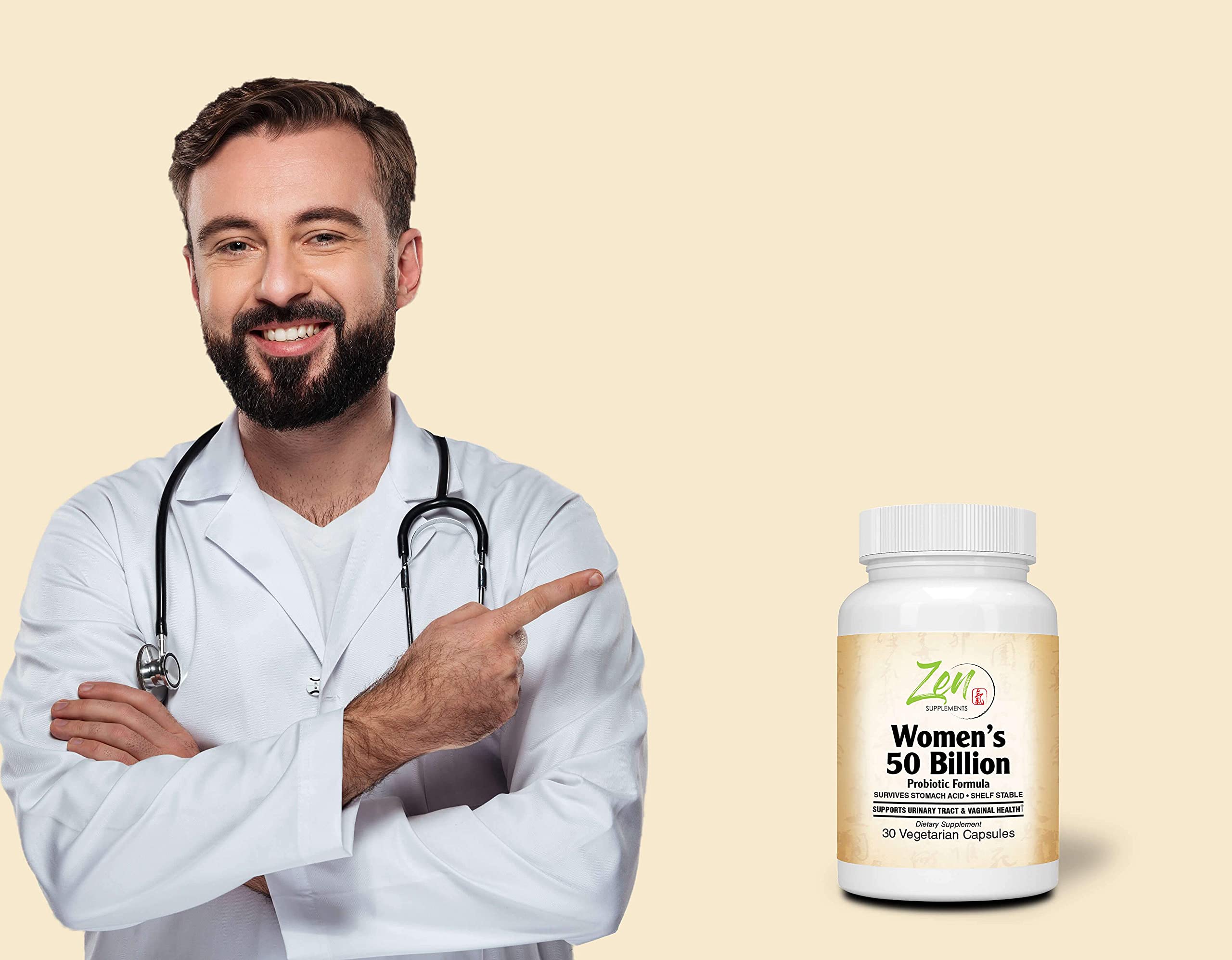Zen Supplements - Womens 50 Billion Probiotic Formula - Supports Urinary and Vaginal Health Zen Supplements uk supplements