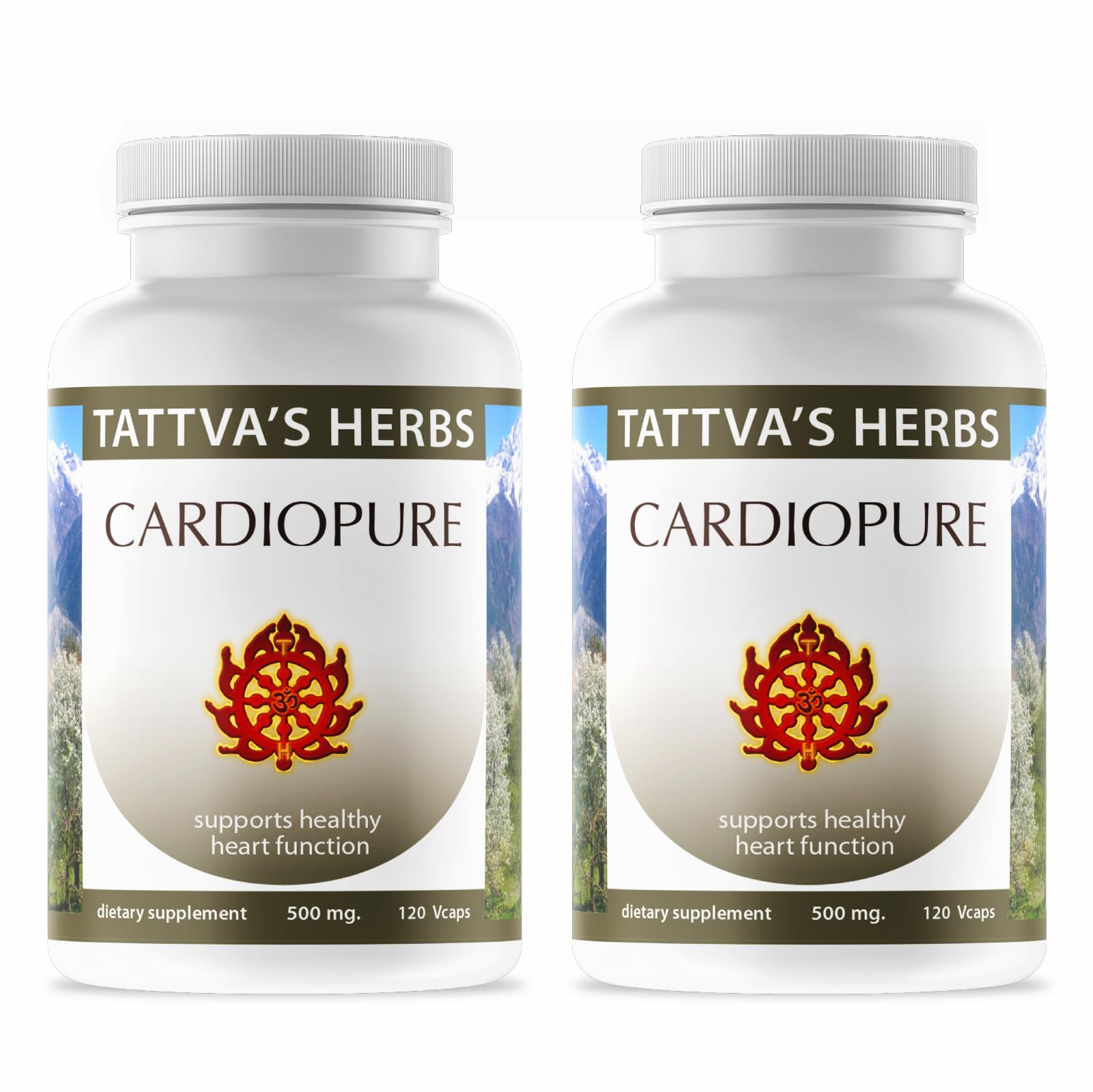 Tattva's Herbs Cardiopure Herbal Ayurvedic Supplement Vegetarian Capsules, Ashwagandha, Rauwolfia, & Arjuna Full Spectrum Co2 Extracts, Veggie Capsules, 240 Count, 25 Years of Premium Service Tattva's Herbs uk supplements