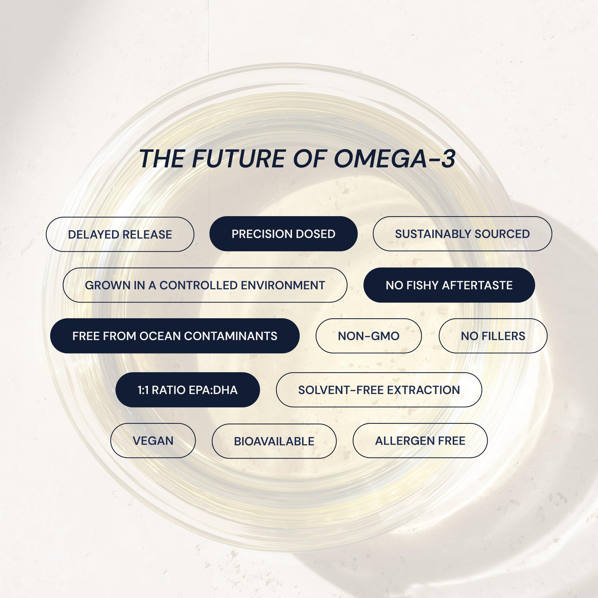 Blueprint Bryan Johnson Omega-3 - Vegan Algae Omega 3 Supplement with EPA/DHA - 800mg Plant-Based for Brain, Heart & Joint Support - High Absorption Triglyceride Form - 1:1 EPA/DHA Blueprint Bryan Johnson uk supplements