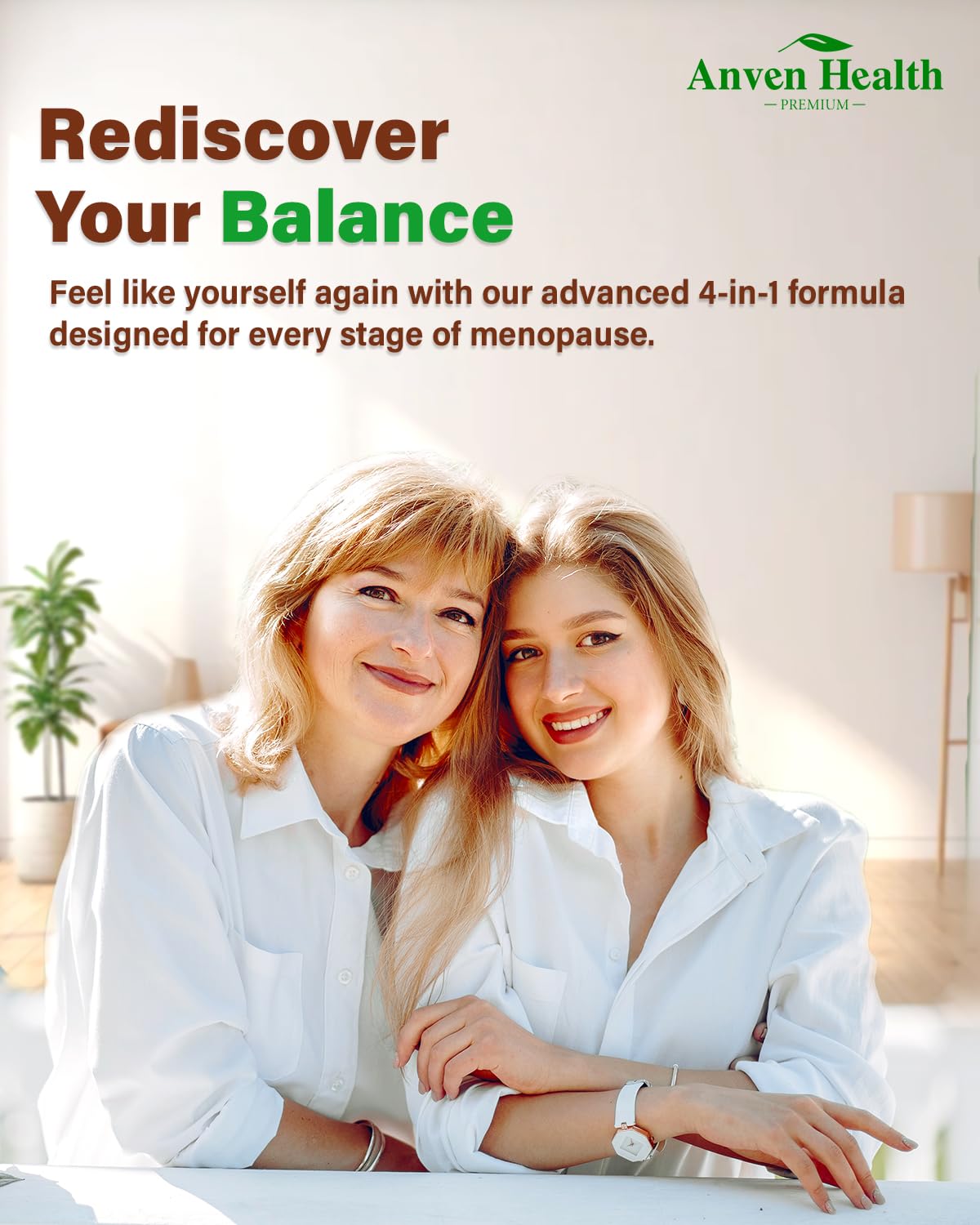 Anven Health Menopause Supplements for Women, Vitamin D3 & B6, Menopause Relief Probiotics Supports Hot Flashes, Night Sweats, Bloating & Gut Health with Black Cohosh, Herbs, Collagen | 60 Veggie Caps Anven Health uk supplements