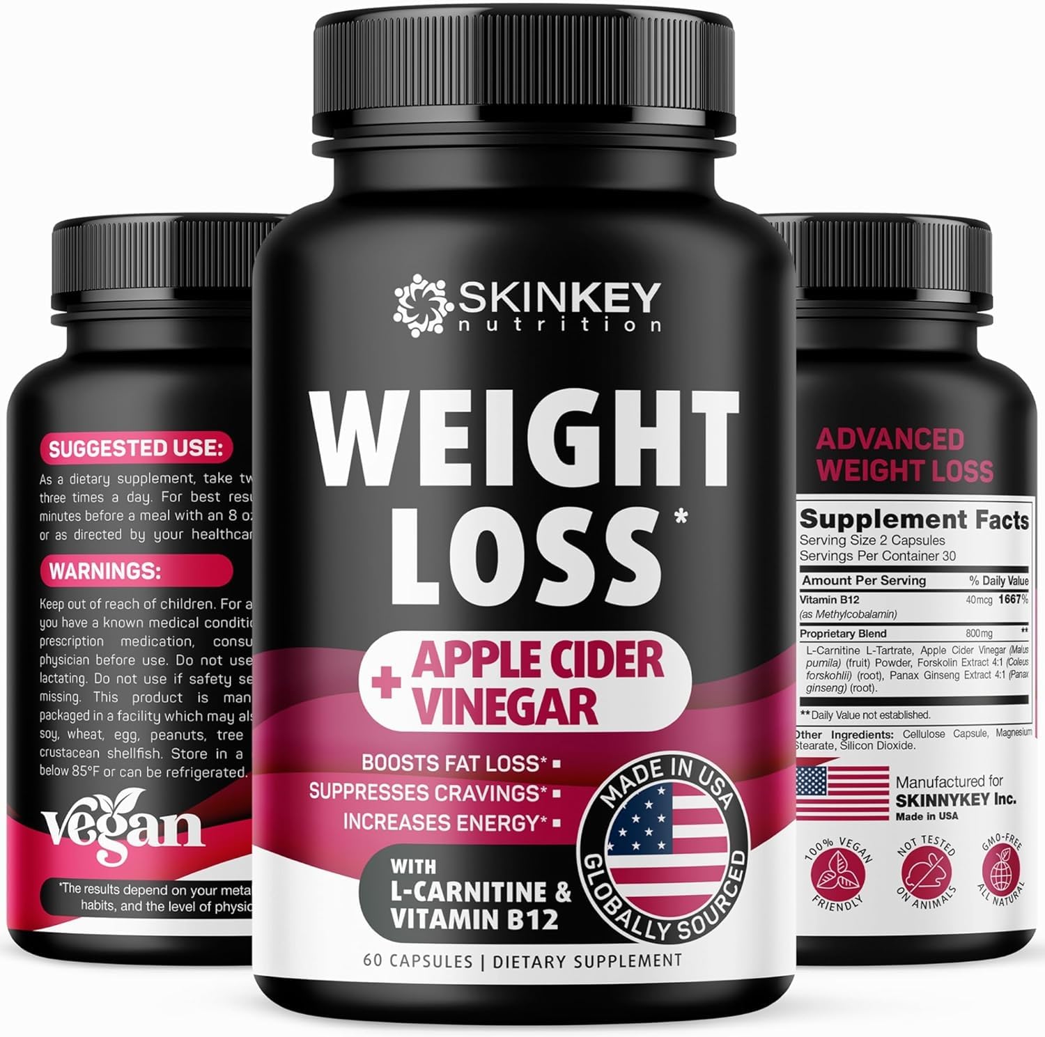 Weight Loss Pills for Women - Fat Burner Diet That Work Fast & Men Made in USA SKINKEY Nutrition uk supplements