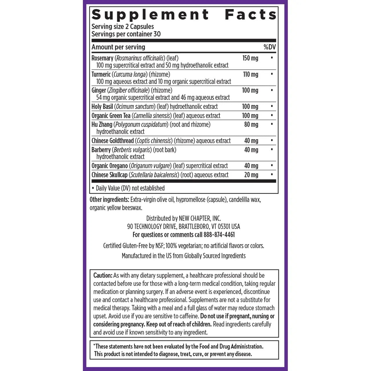 New Chapter Zyflamend™ Joint Supplement & Herbal Pain Relief – 10-in-1 Superfood Blend with Turmeric, Ginger & Green Tea - for Healthy Inflammation Response, Mobility & Flexibility, 60 Capsules New Chapter uk supplements