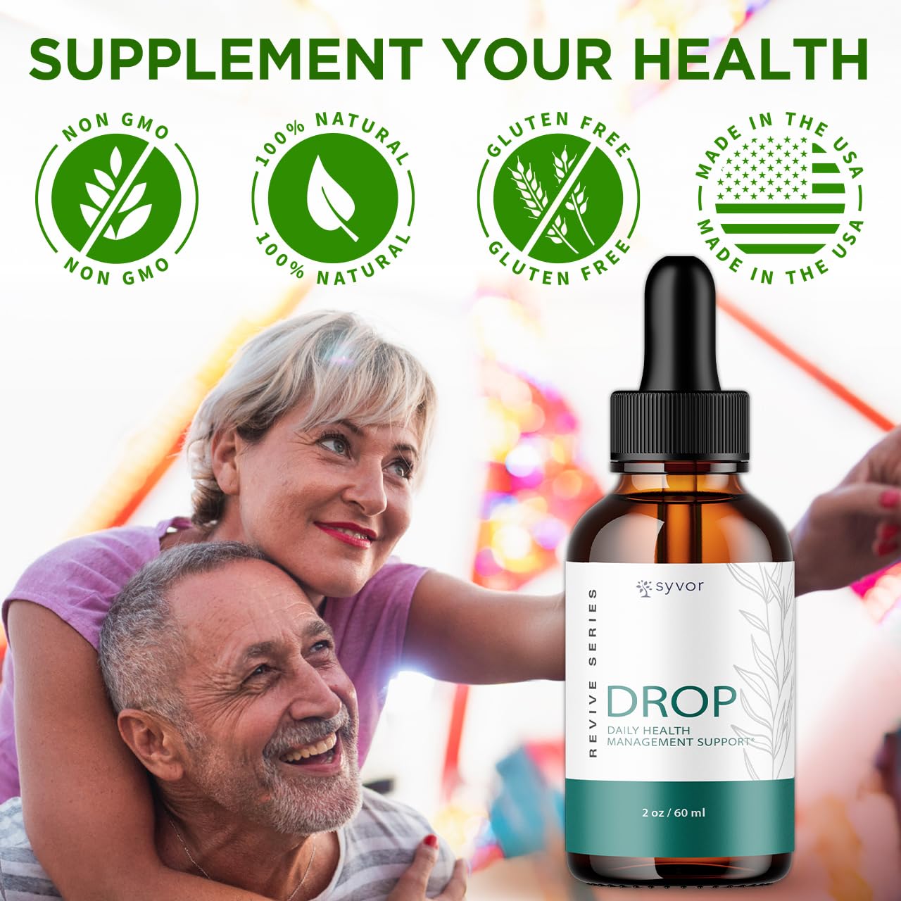 (3 Pack) Drop The Pounds Drops, Official Drop The Pounds Liquid Drops with All Natural Ingredients, Advanced Health Optimizer & Wellness Support with Premium Vitamins for Women & Men (90 Servings) Syvor uk supplements