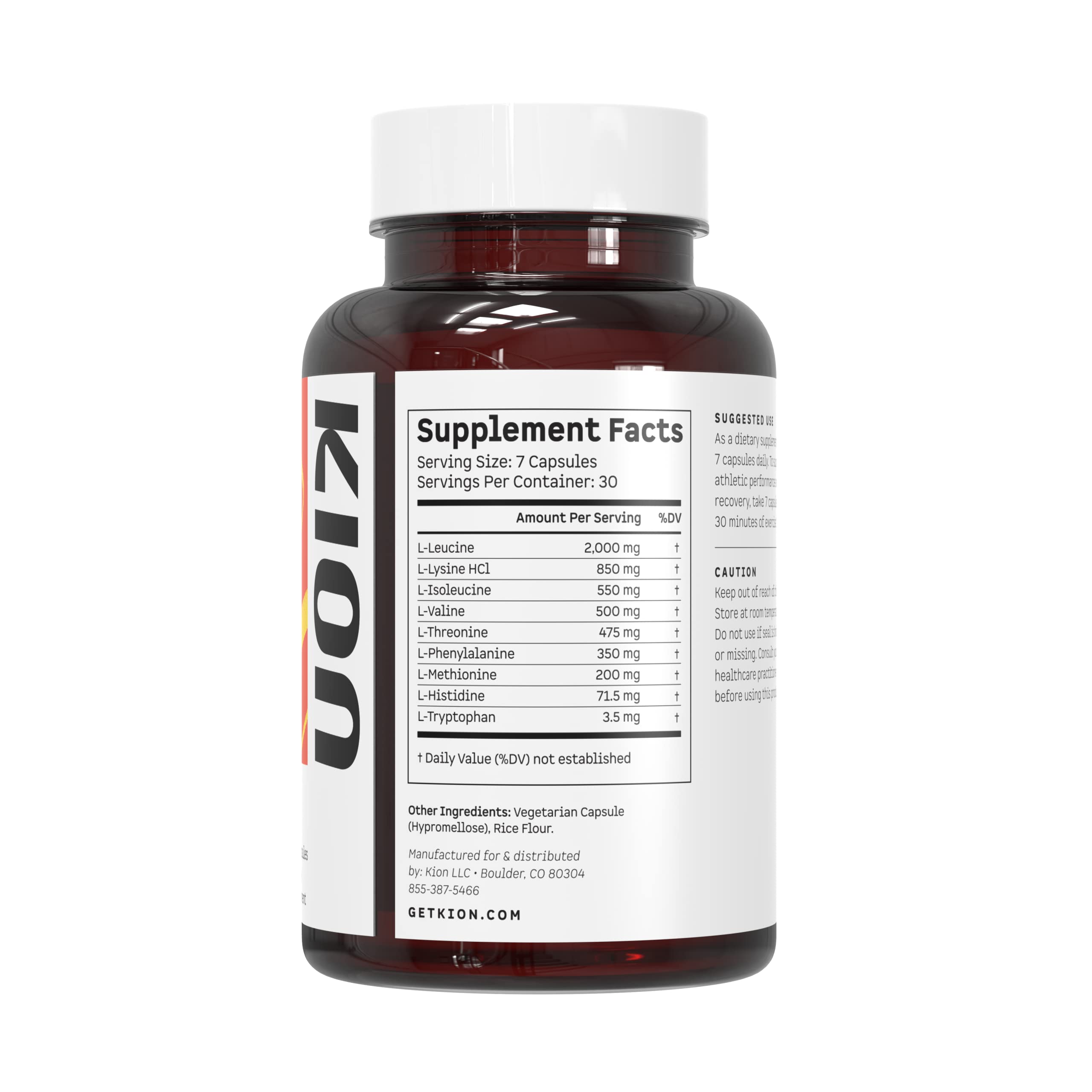 Kion Aminos Essential Amino Acids Capsules | The Building Blocks for Muscle Recovery, Reduced Cravings, Better Cognition, Immunity, and More | 30 Servings Kion uk supplements