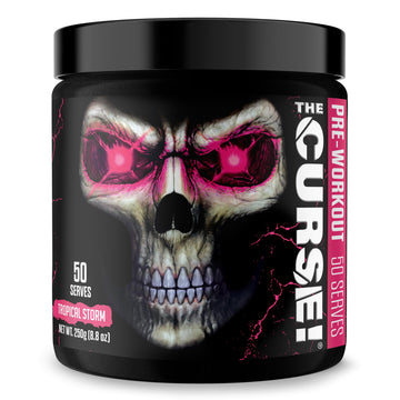 JNX SPORTS The Curse! Pre Workout Powder - Tropical Storm 50 Servings | Preworkout JNX SPORTS uk supplements