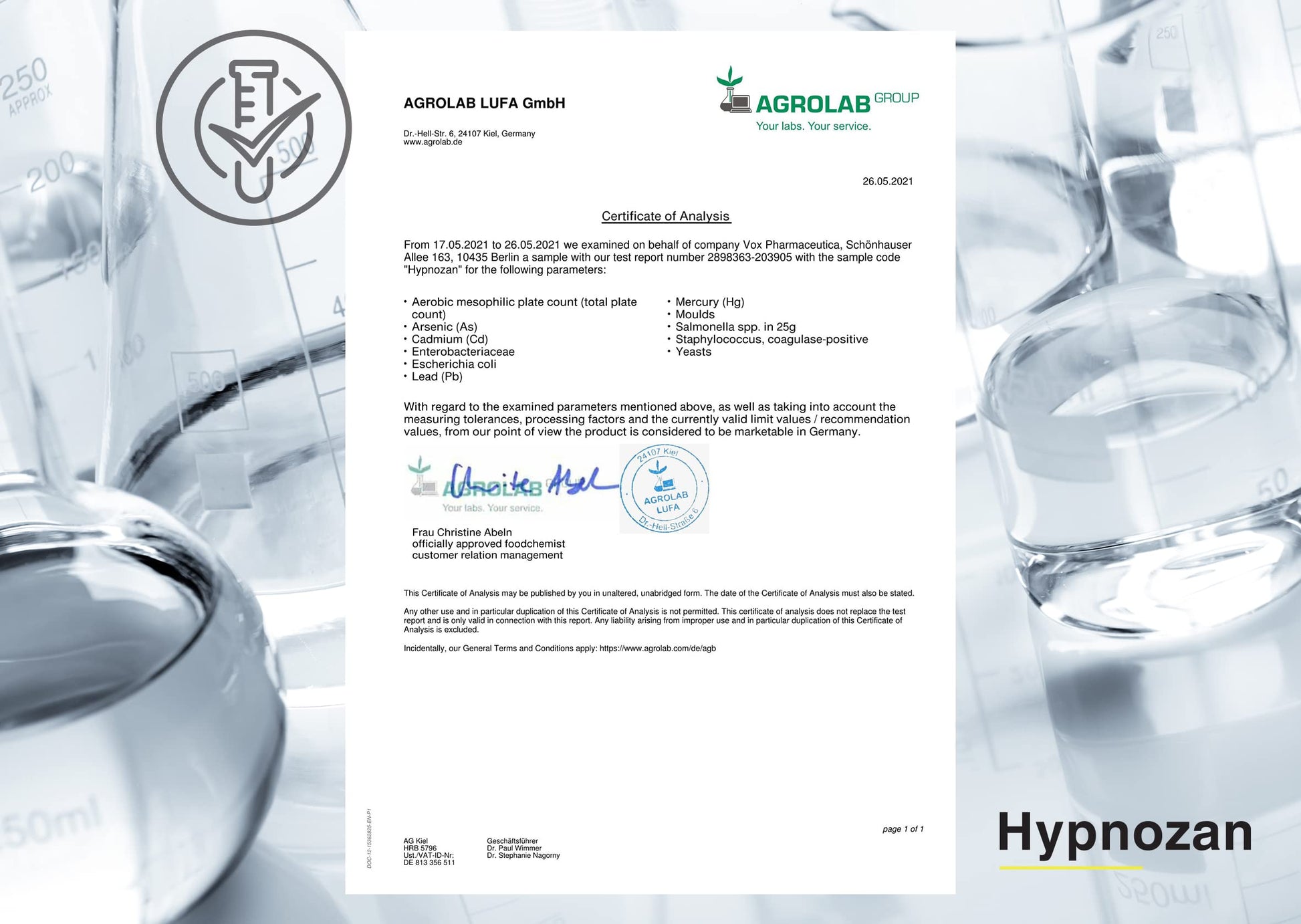 Hypnozan. 60 Easy Nights in Every Pack - 60 Capsules, Just One Before Bed. Natural Vox pharmaceutica uk supplements