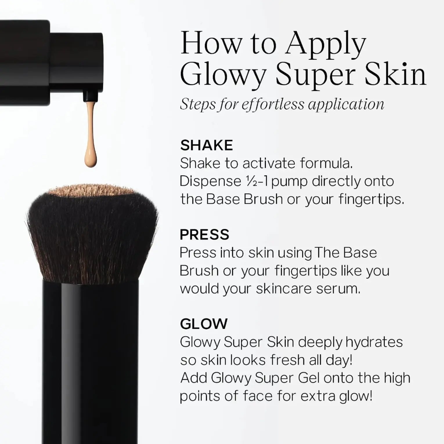 Saie Glowy Super Skin Tint Liquid Foundation - Weightless + Dewy Foundation with Lightweight Medium Coverage - Hydrating Face Makeup + Skin Care Serum Hybrid with Hyaluronic Acid - Shade 11 (1.01 oz) Saie uk supplements